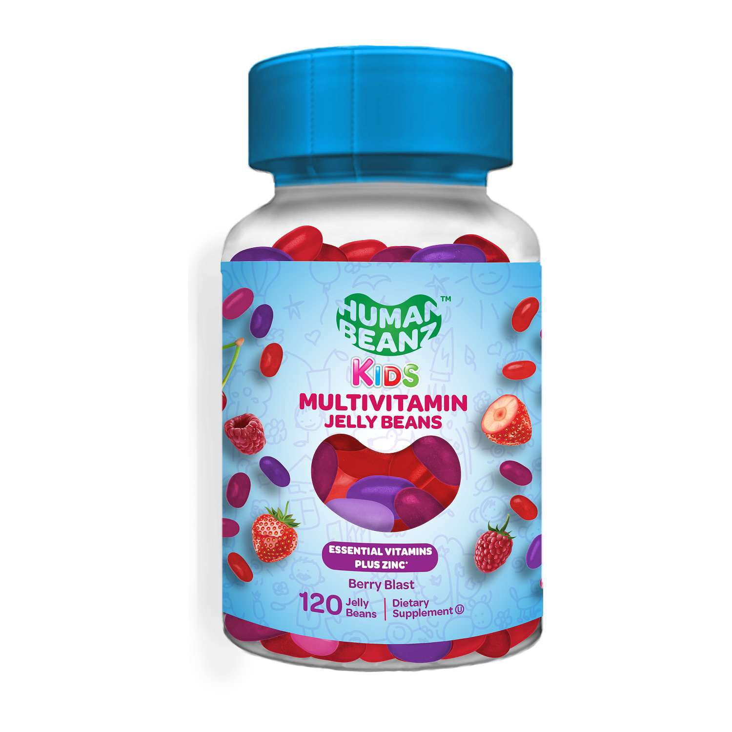 Kids Multivitamin Jelly Beans - Berry Blast - 120 Jelly Beans (60 Servings)  | GNC