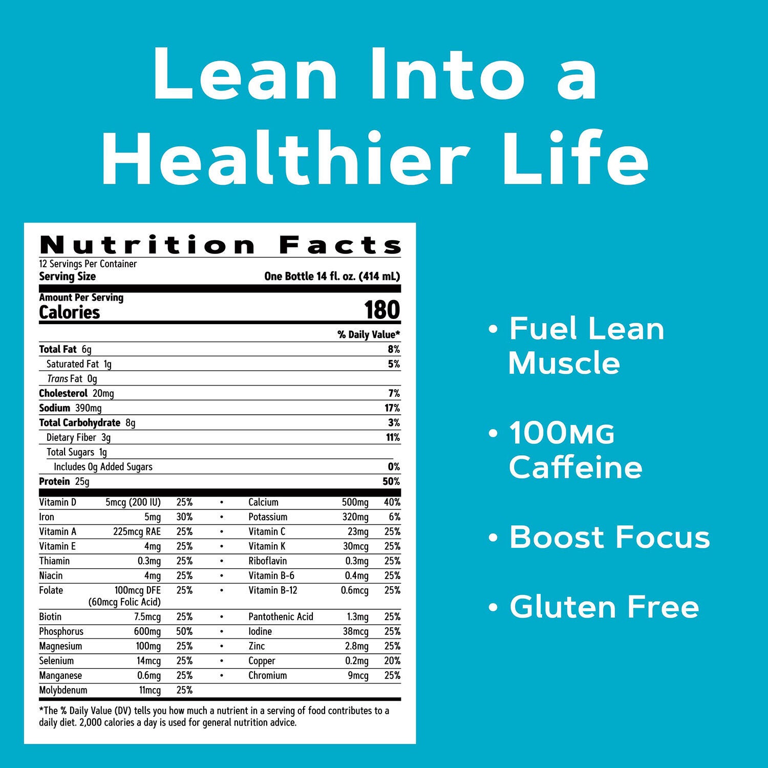 Lean Shake&trade; Burn - Vanilla Latte - 14oz. (12 Bottles) Vanilla Latte | GNC