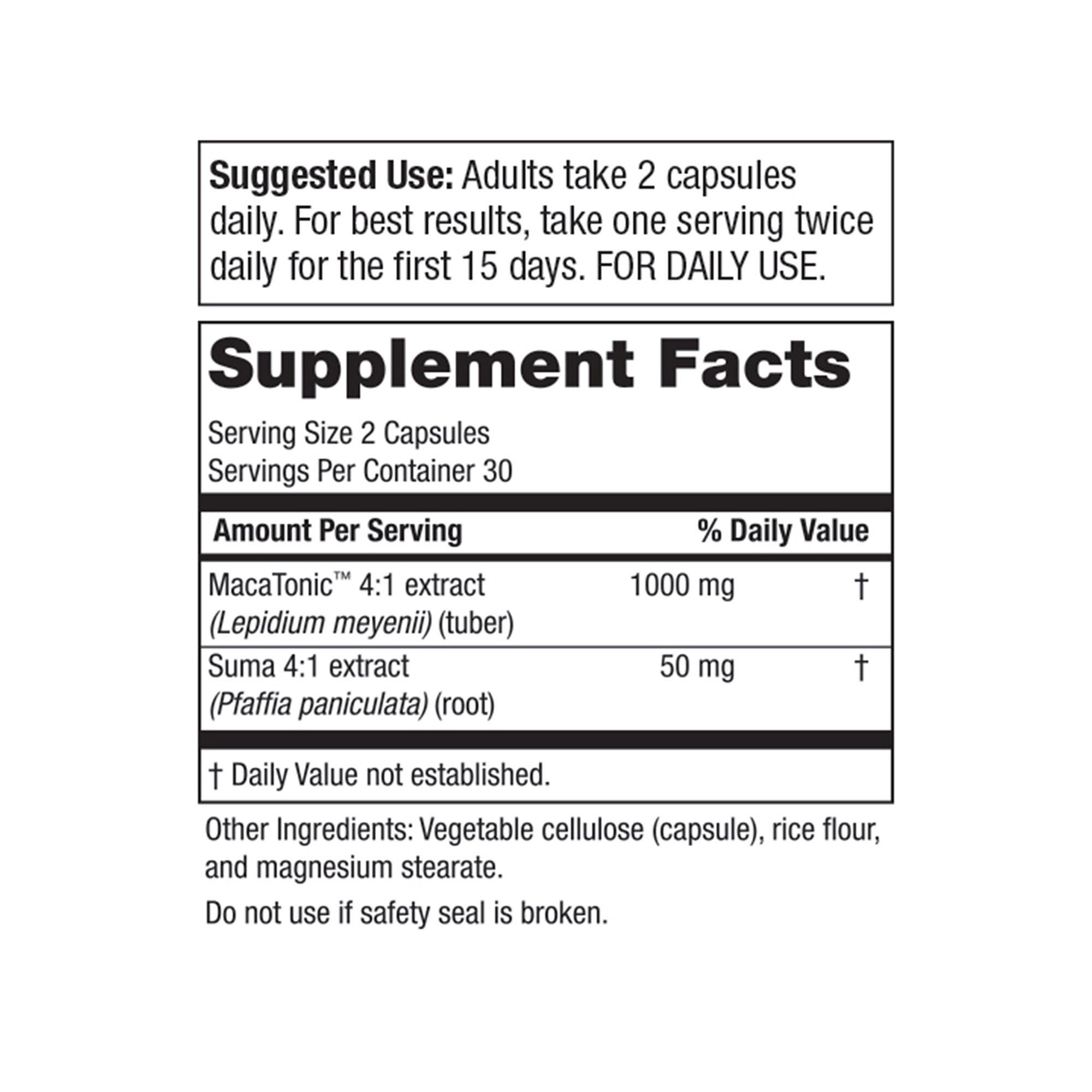 Chris Kilham's Vital Maca&trade; - 60 Vegetarian Capsules (30 Servings)  | GNC
