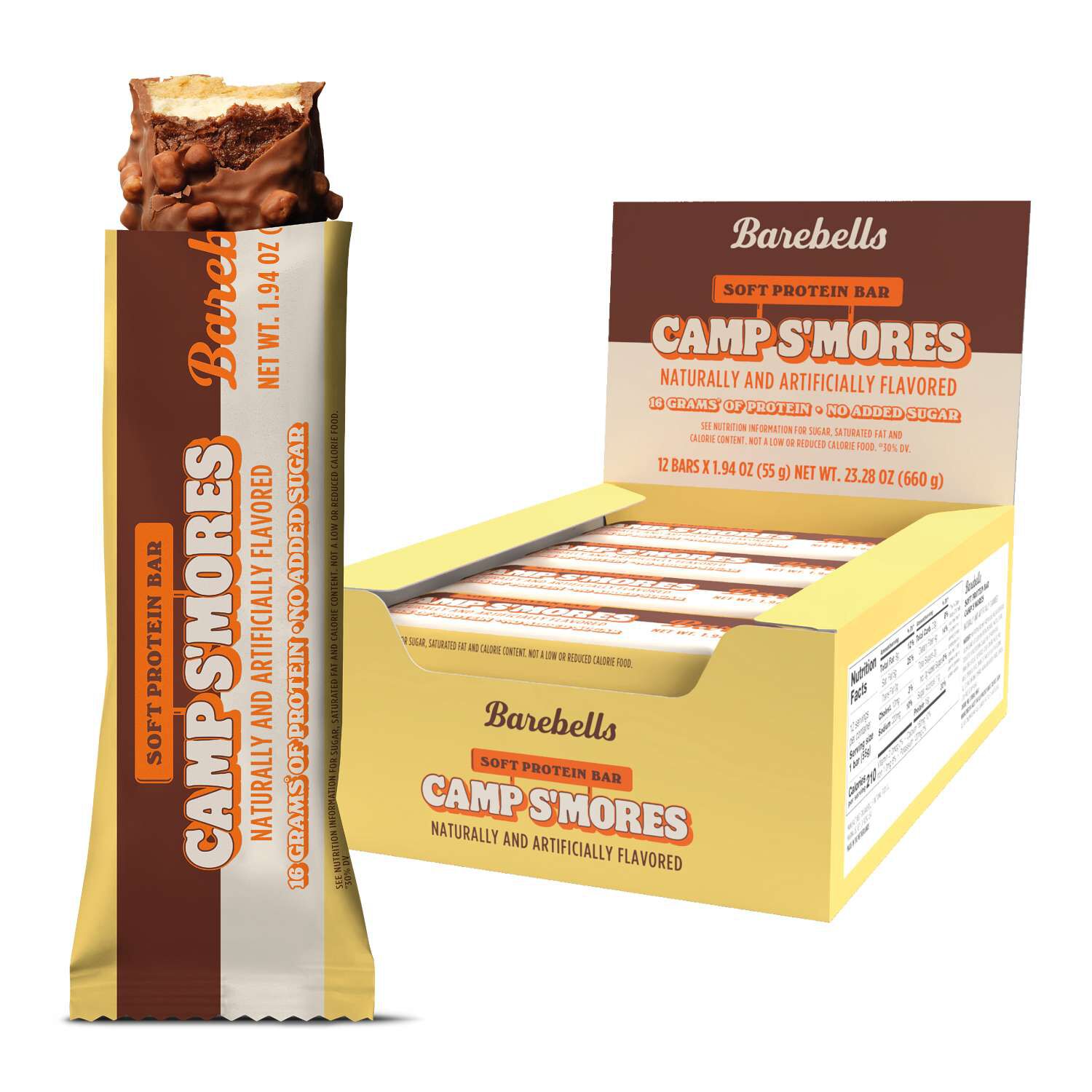 Protein Bar - Camp S'mores (12 Bars) Camp S'mores | GNC