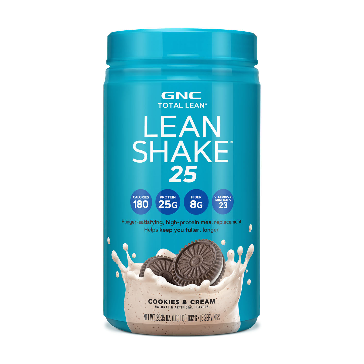 GNC CTRL Meal Replacement Shake - Cookies N'cream - 2Lbs