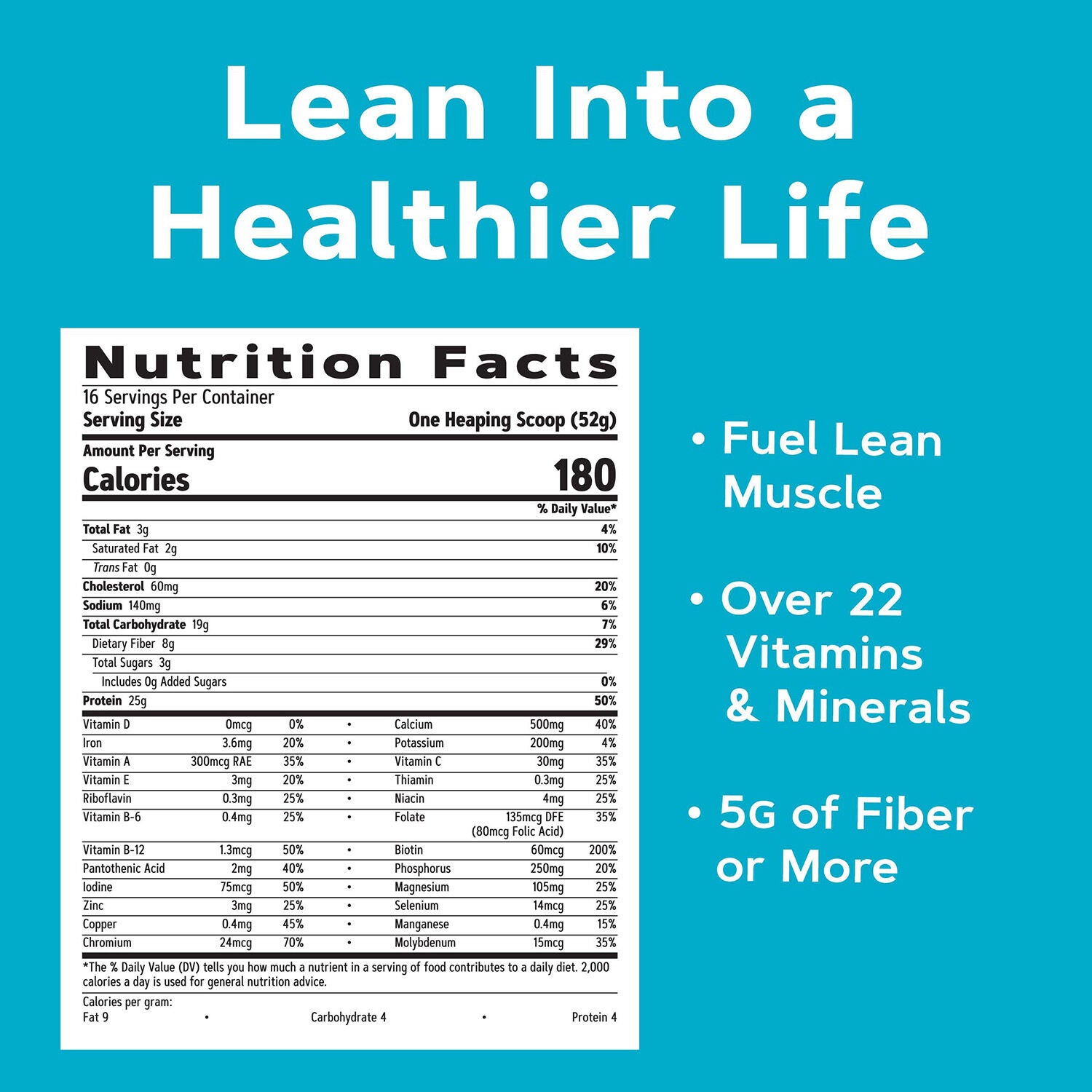 GNC Total Lean Shake 25 - French Vanilla Flavor | GNC