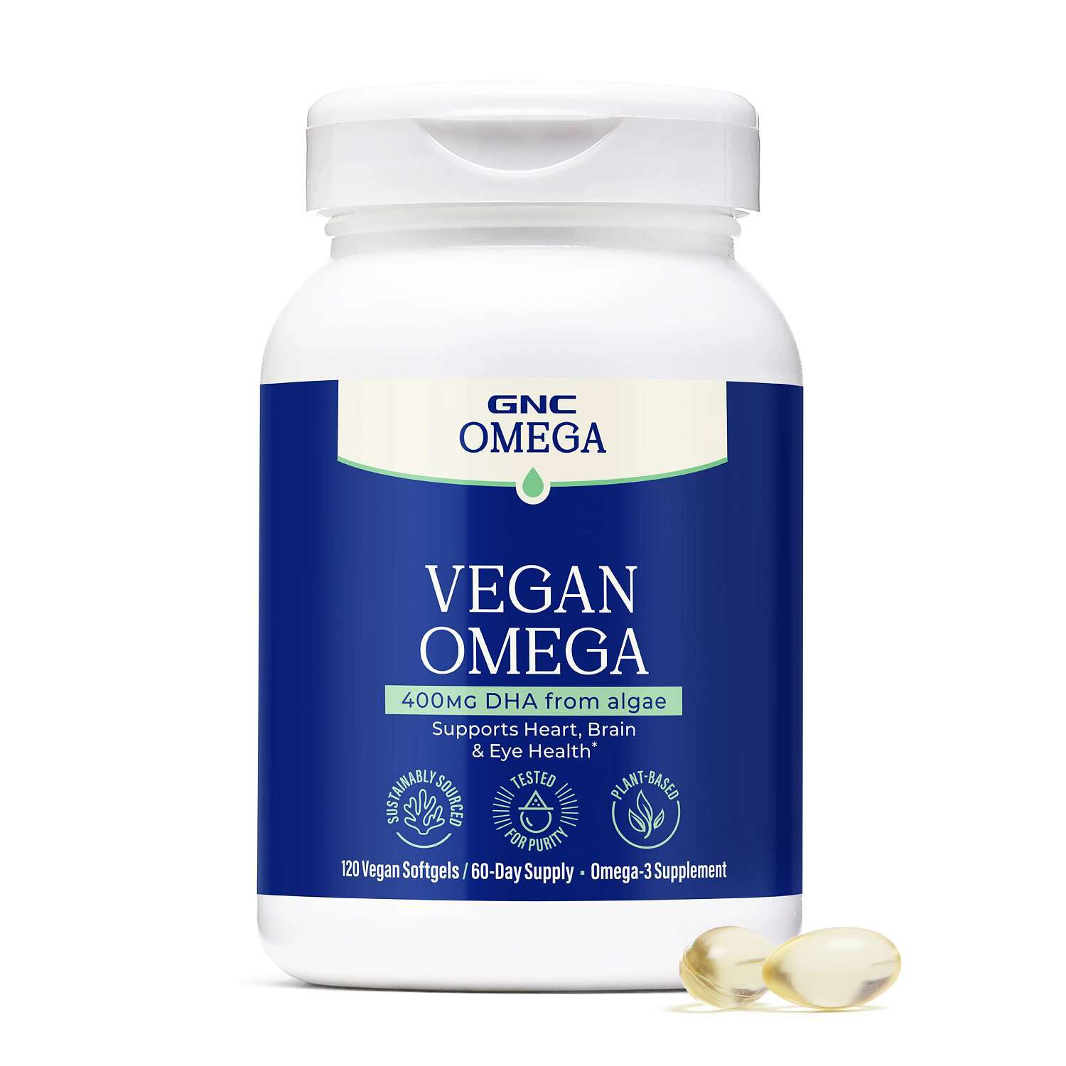 Vegan Omega - 120 Vegan Softgels (60 Servings)  | GNC