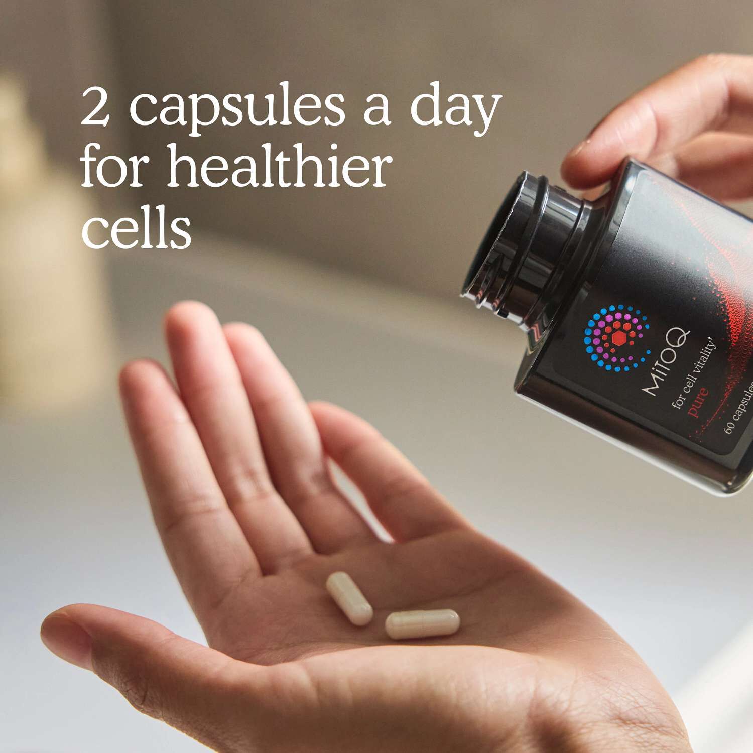 MitoQ Pure - 60 Capsules (30 Servings)  | GNC