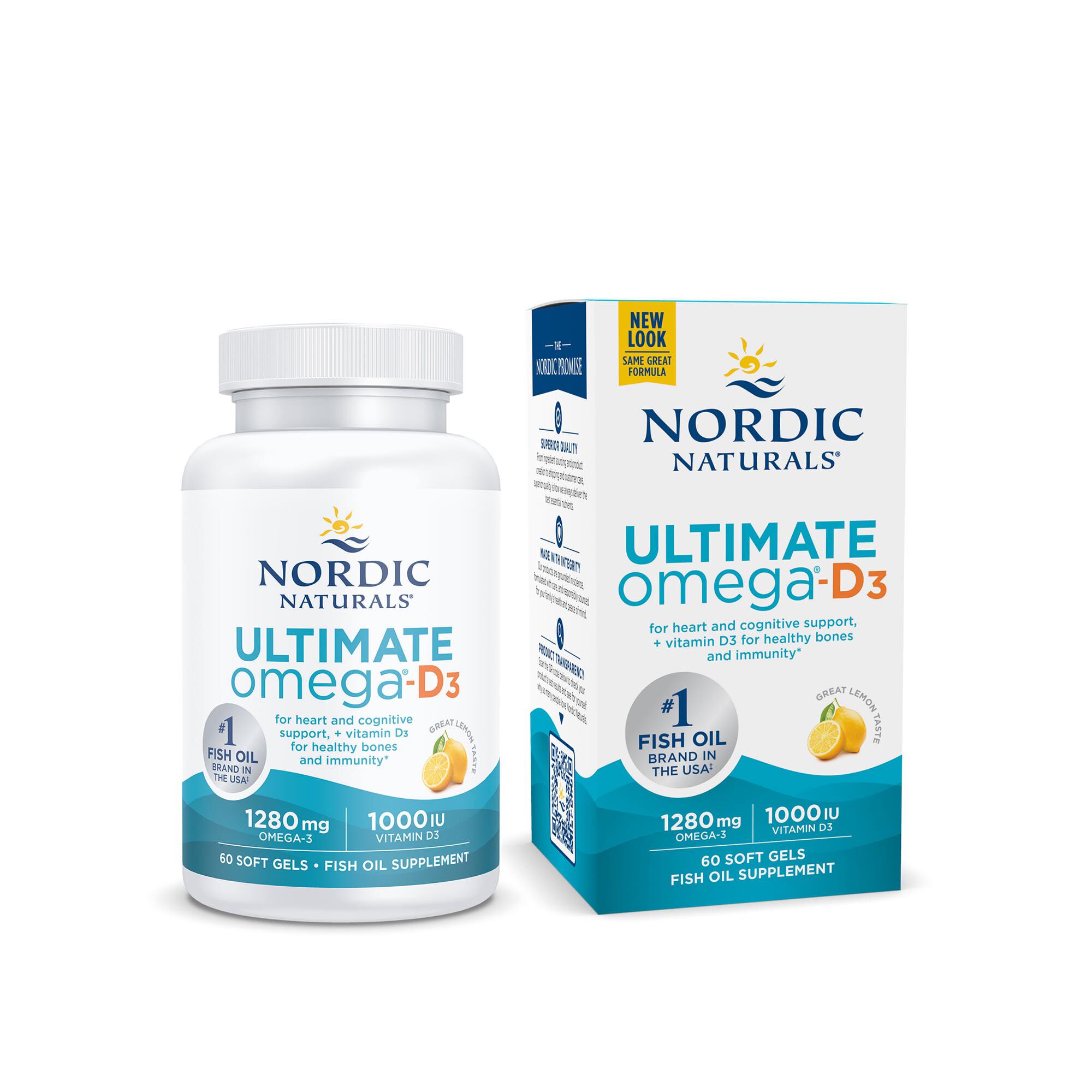 Ultimate Omega&reg; D3 - Lemon - 30 Softgels (30 Servings)  | GNC
