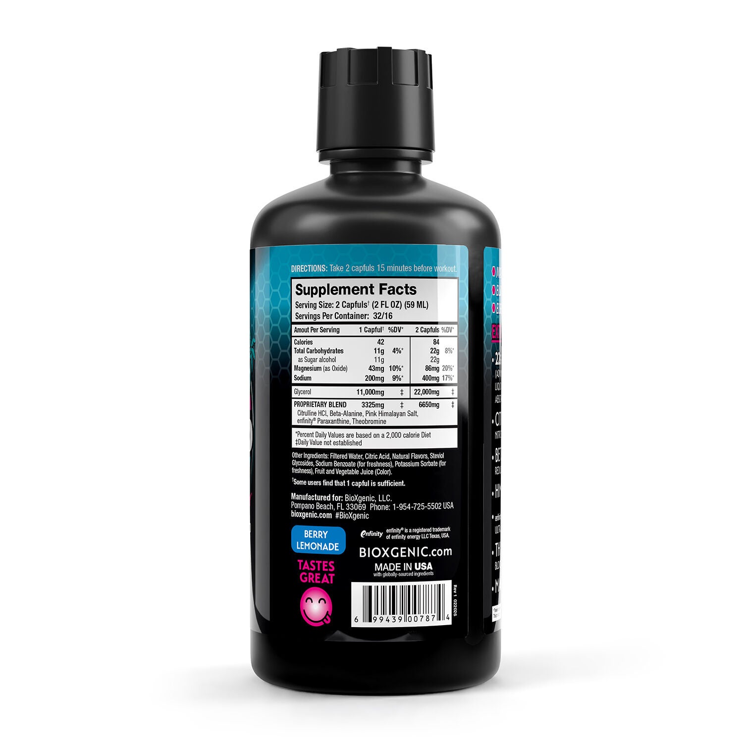 Thicc Pump Pre-Workout - Berry Lemonade (16 Servings)  | GNC