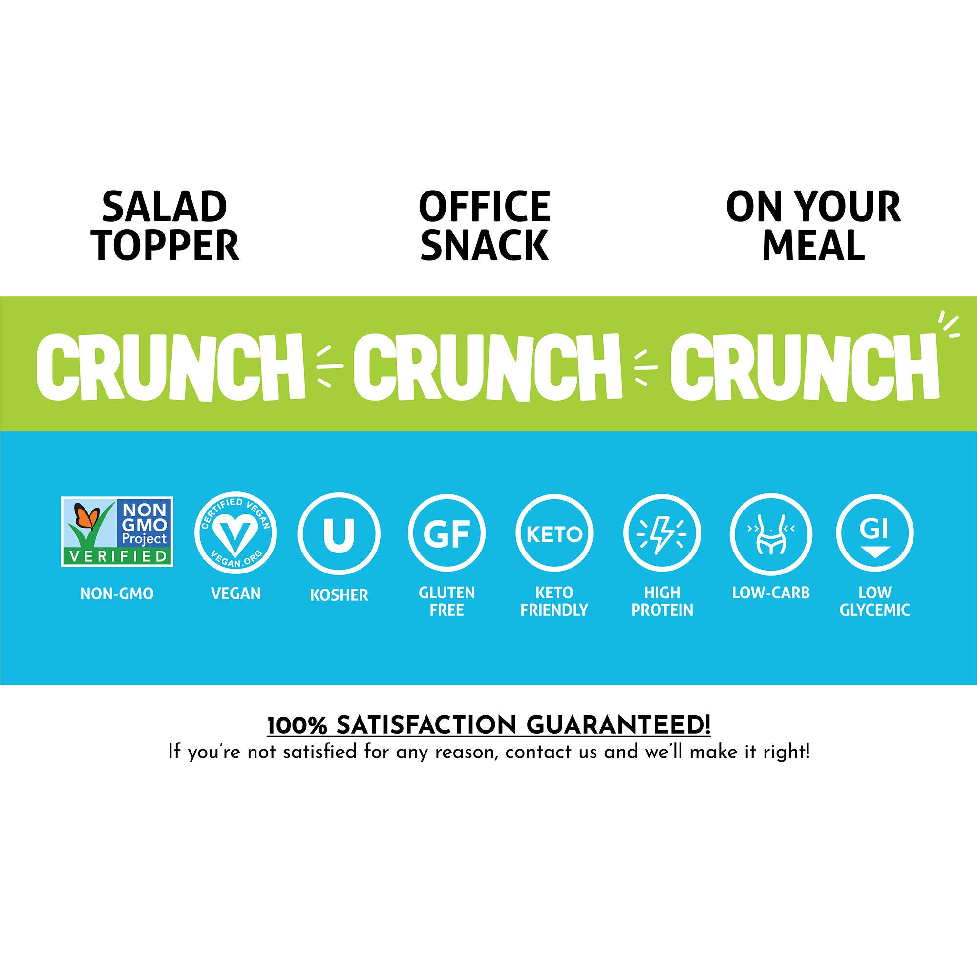 Crunchy Roasted Edamame Beans - Sea Salt (3 Bags)  | GNC
