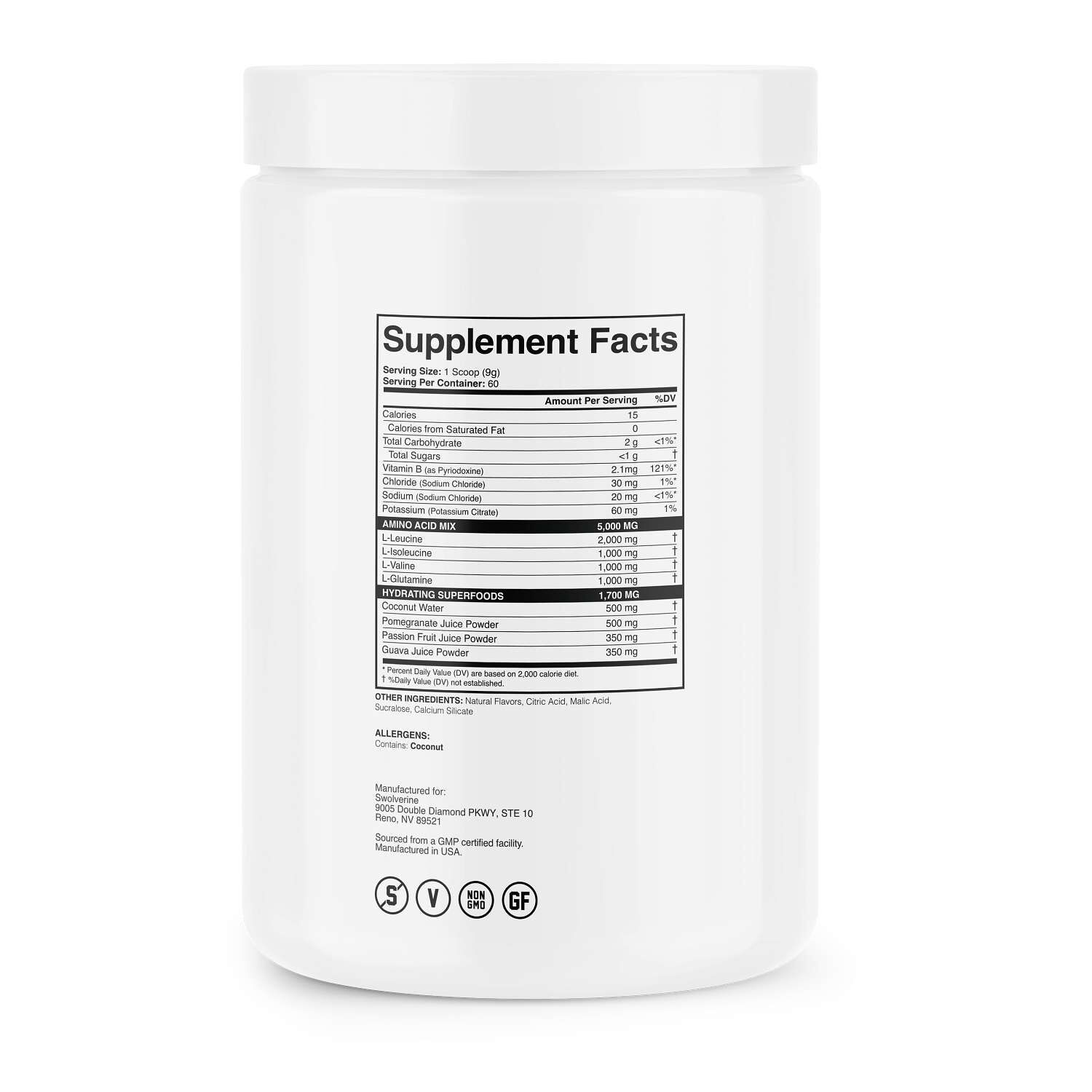 BCAA 2:1:1 - Lemon Lime&nbsp;(60 Servings)