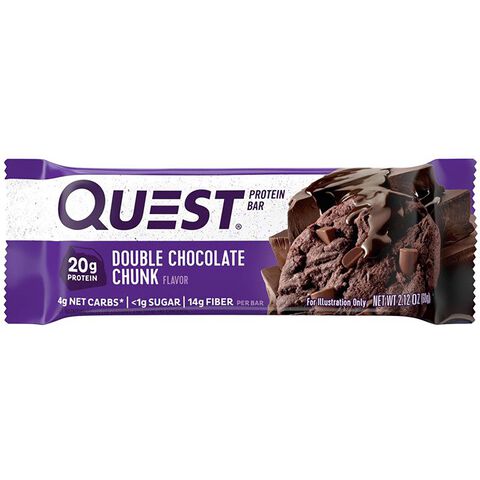 Quest Protein Bar Double Chocolate Chunk Bar