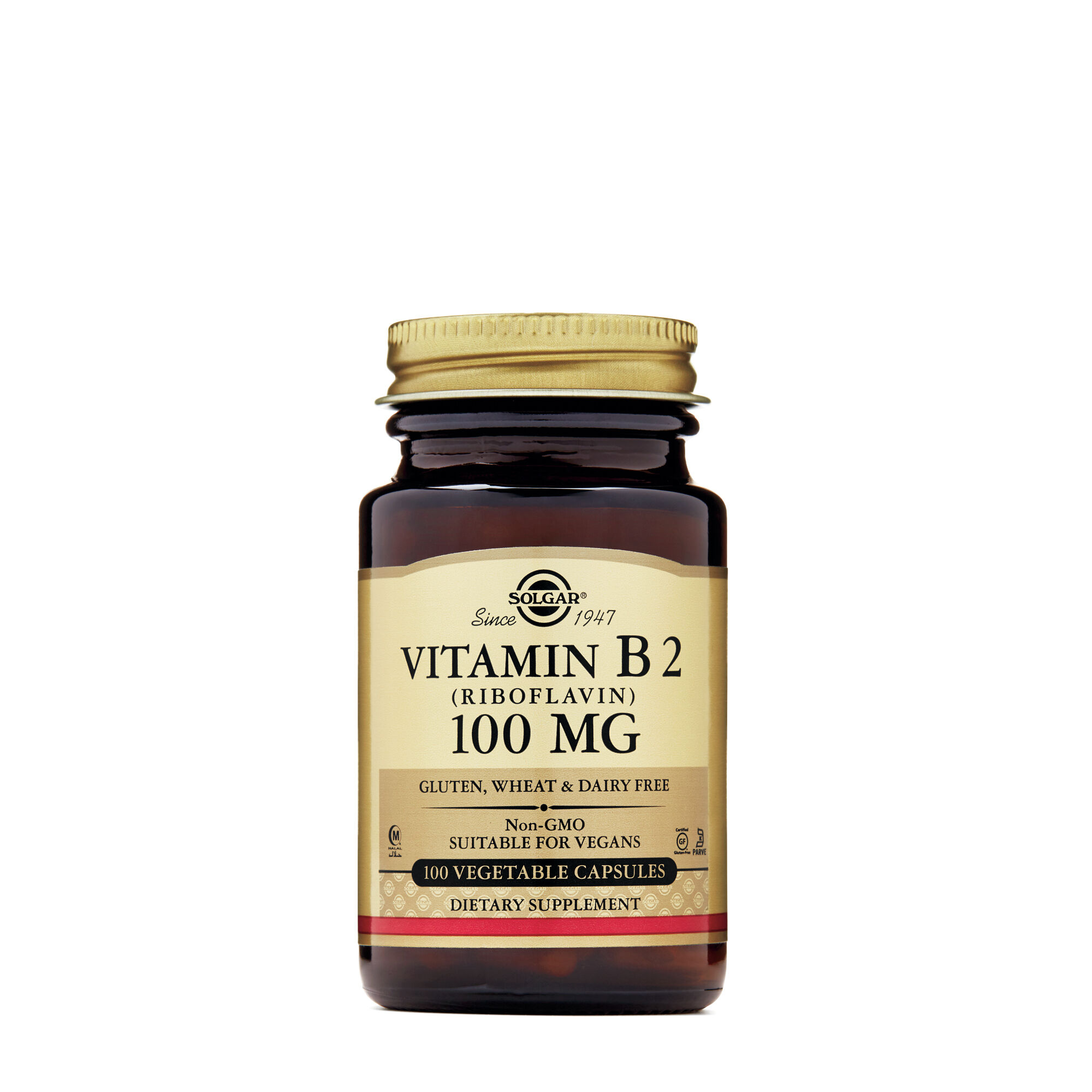 Solgar Vitamin B2 Riboflavin 100 Mg