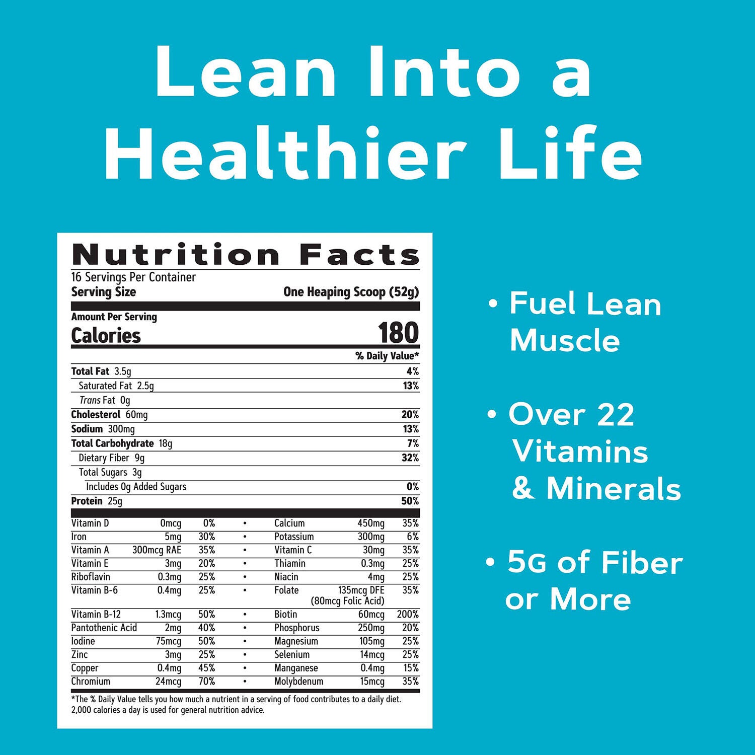 Lean Shake 25&trade; - Chocolate Peanut Butter (16 Servings) Chocolate Peanut Butter | GNC