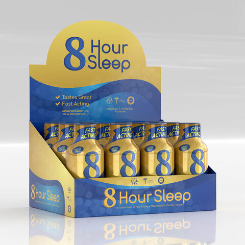 8 Hour Sleep Liquid Supplement - Berry - 1.93 oz. &#40;12 Bottles&#41;  | GNC