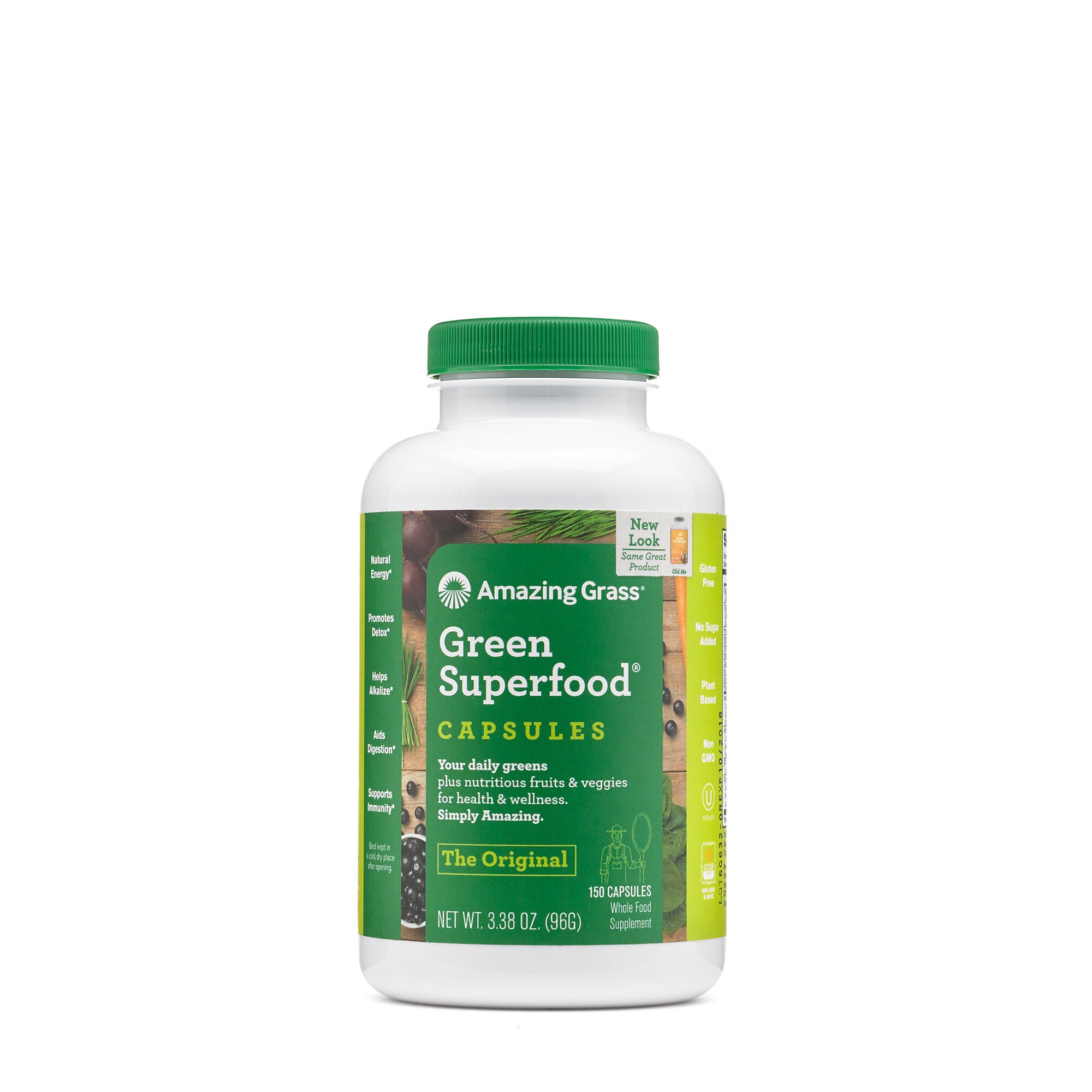 Amazing Grass Green Superfood Capsules The Original Gnc