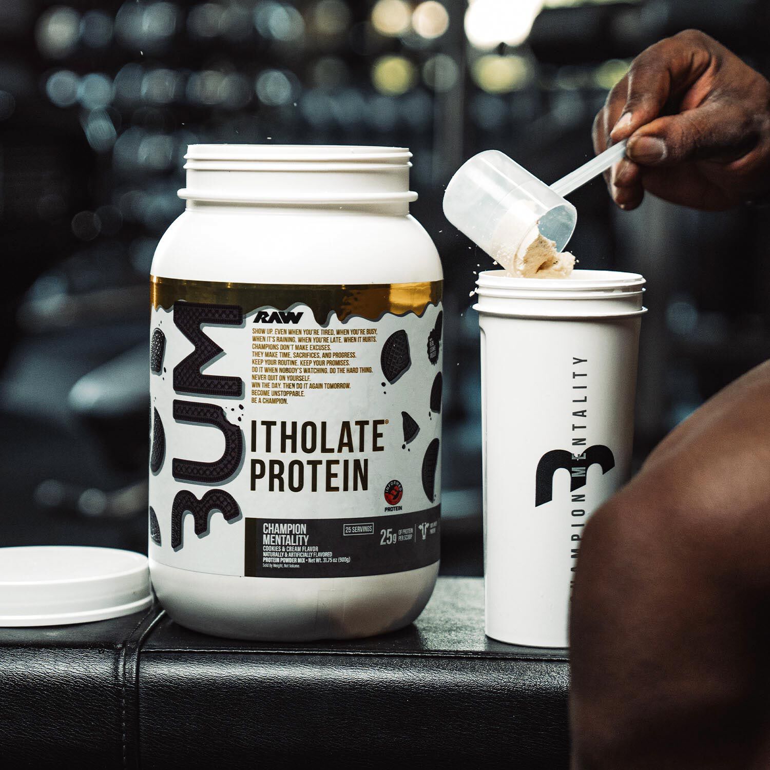Champion Mentality: Itholate Protein - Cookies and Cream (25 Servings)