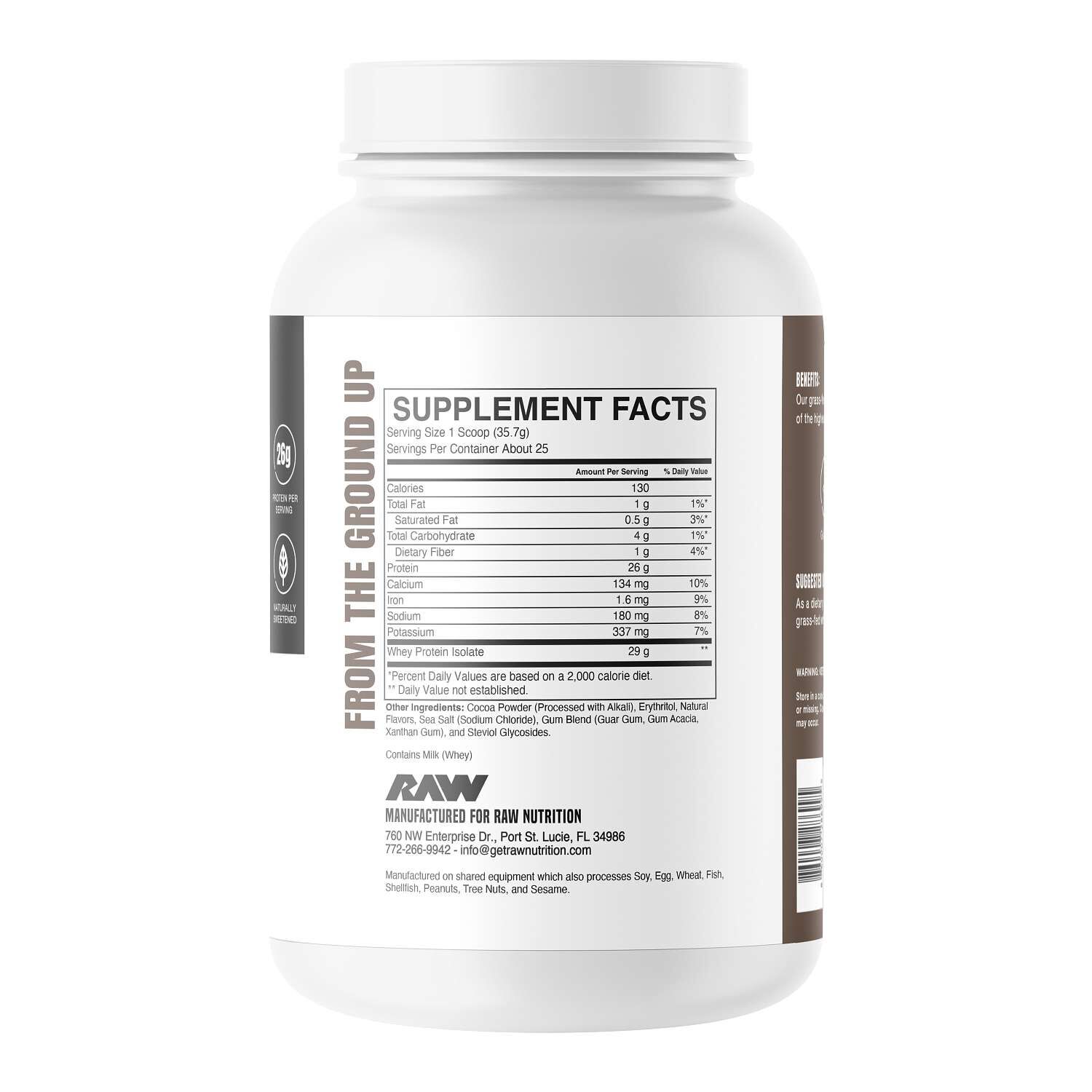 Isolate Protein - Dark Chocolate (25 Servings)  | GNC