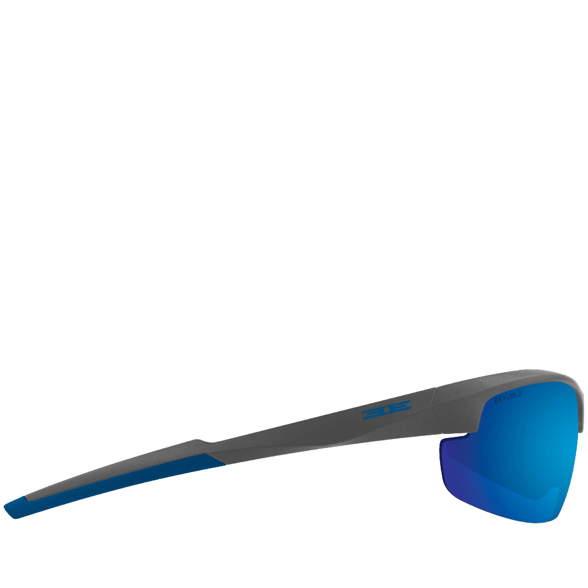 Epoch 7 Sports Sunglasses Mirror - Gray/Blue  | GNC