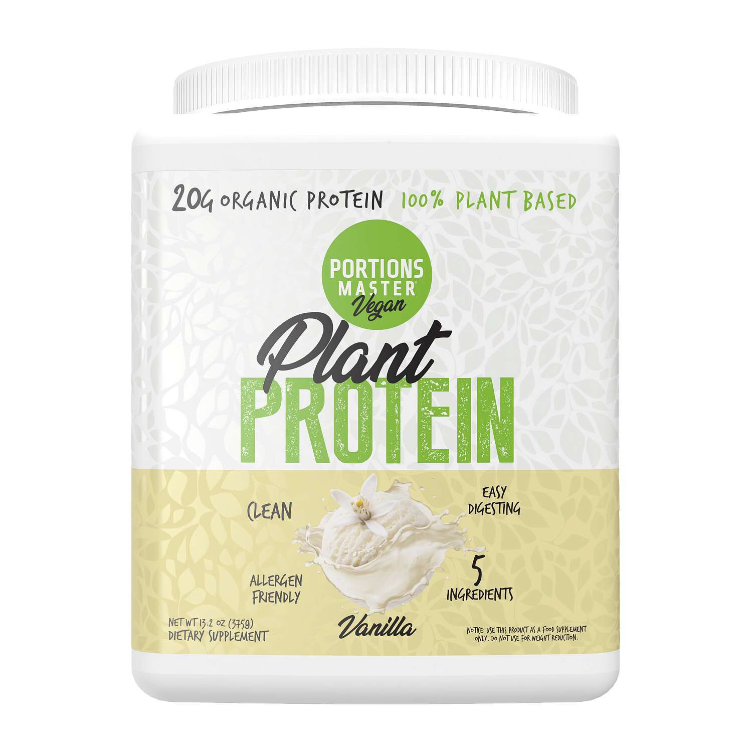 Vegan Plant Protein - Vanilla (15 Servings)  | GNC