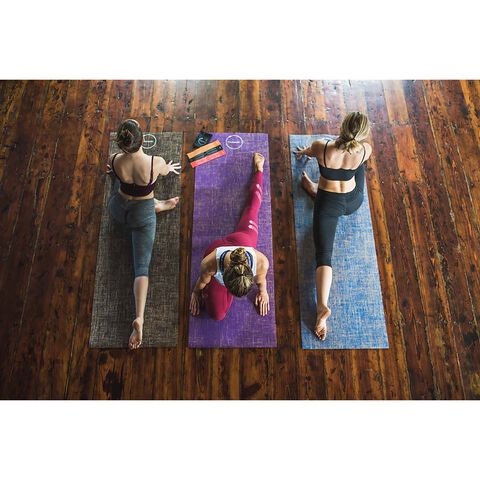 Fitccessory® Hemp Yoga Mat - Purple