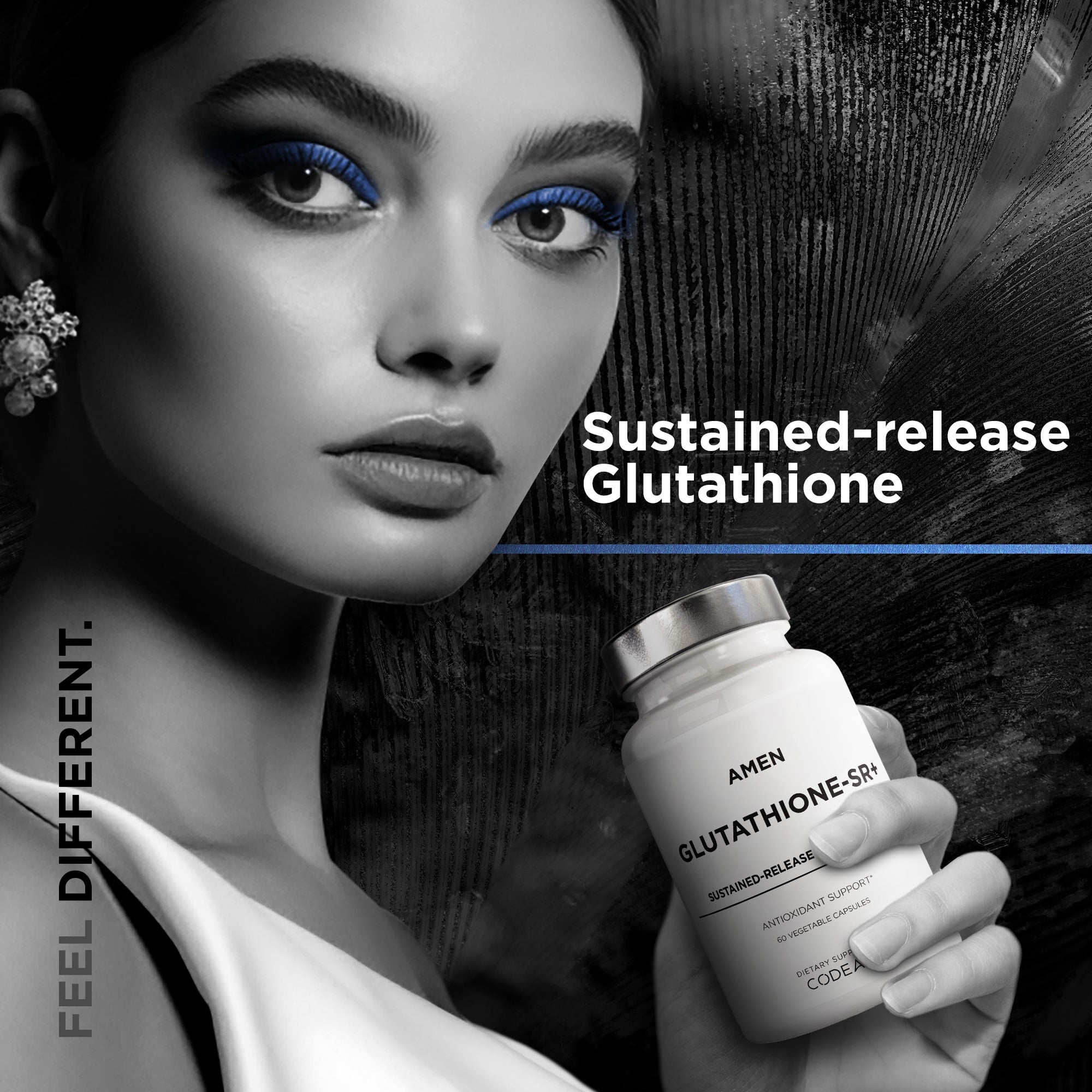Amen Glutathione - SR+ - 60 Vegetable Capsules (60 Servings)