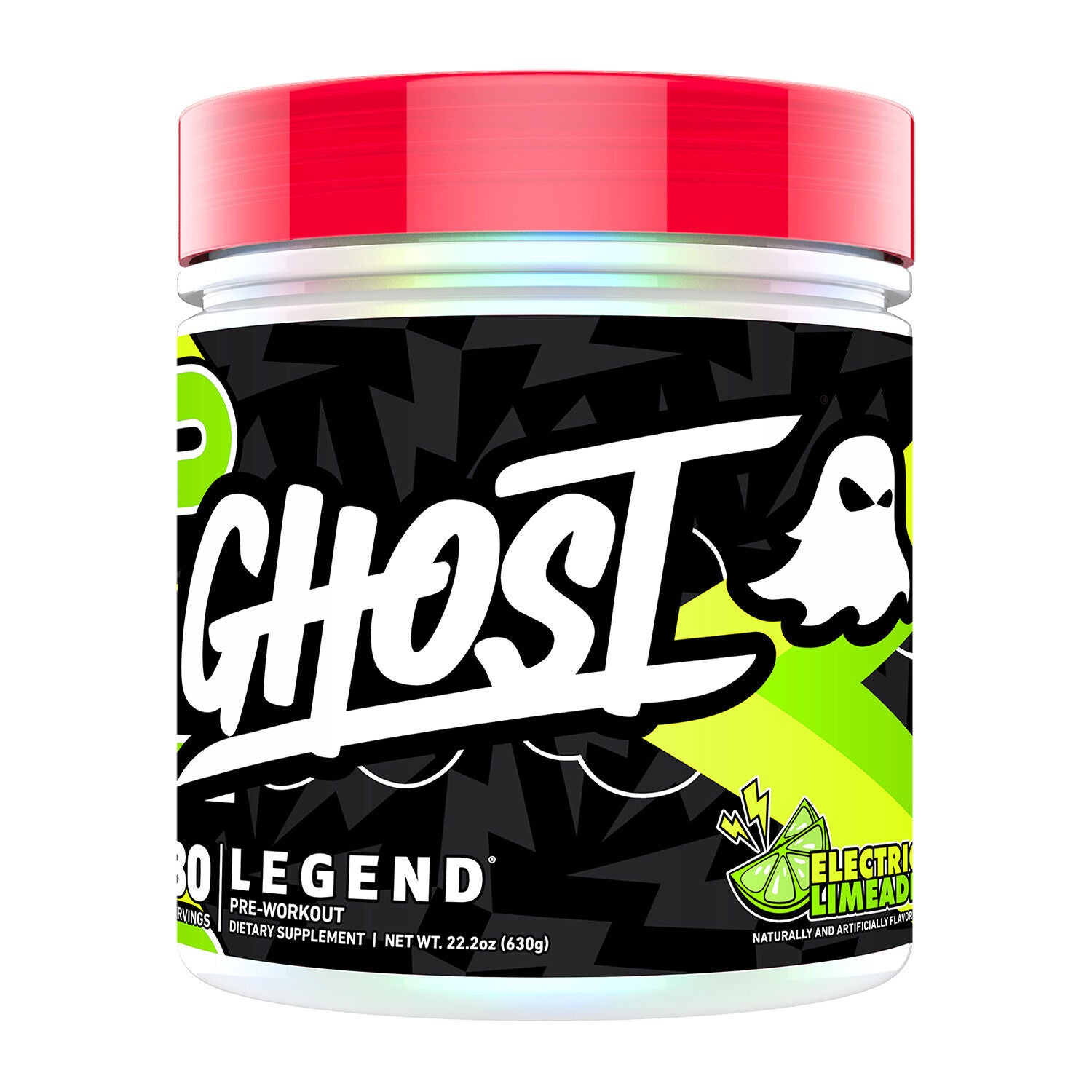 GHOST Legend V4 Pre-Workout Vegan - Electric Limeade (30 Servings)