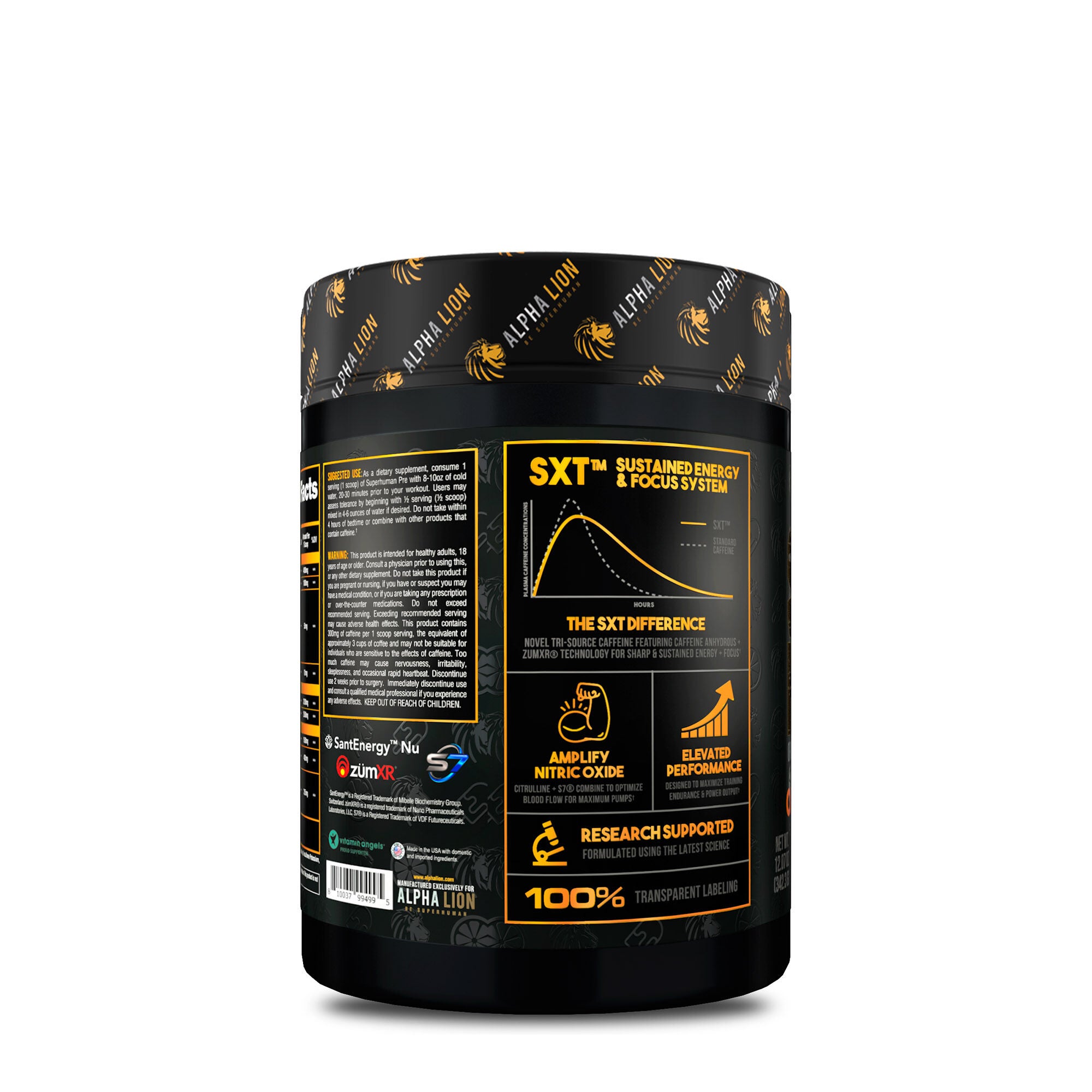 Superhuman Pre-Workout - Sour Gummy Bear- 21 Servings