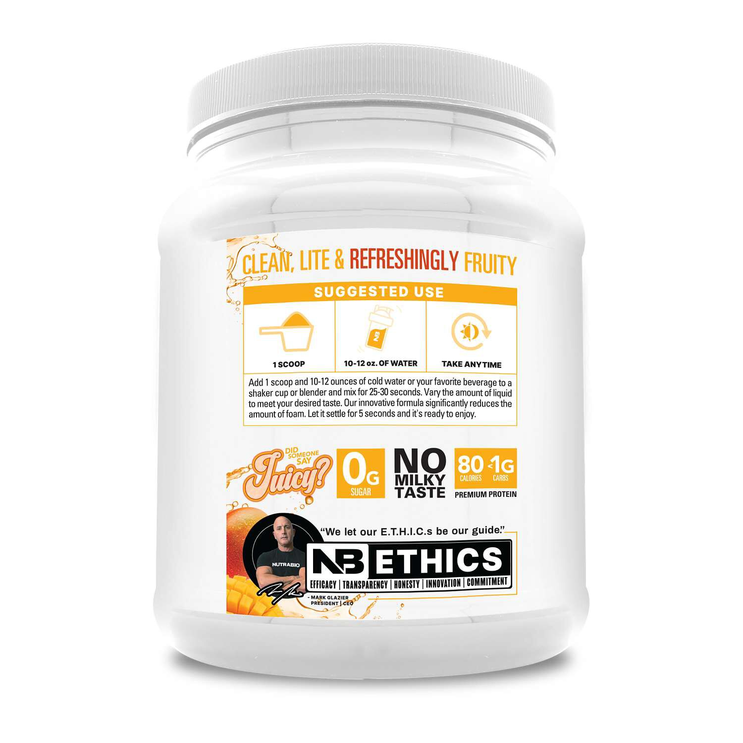 Clear Whey Protein Isolate - Mango Mist (20 Servings)