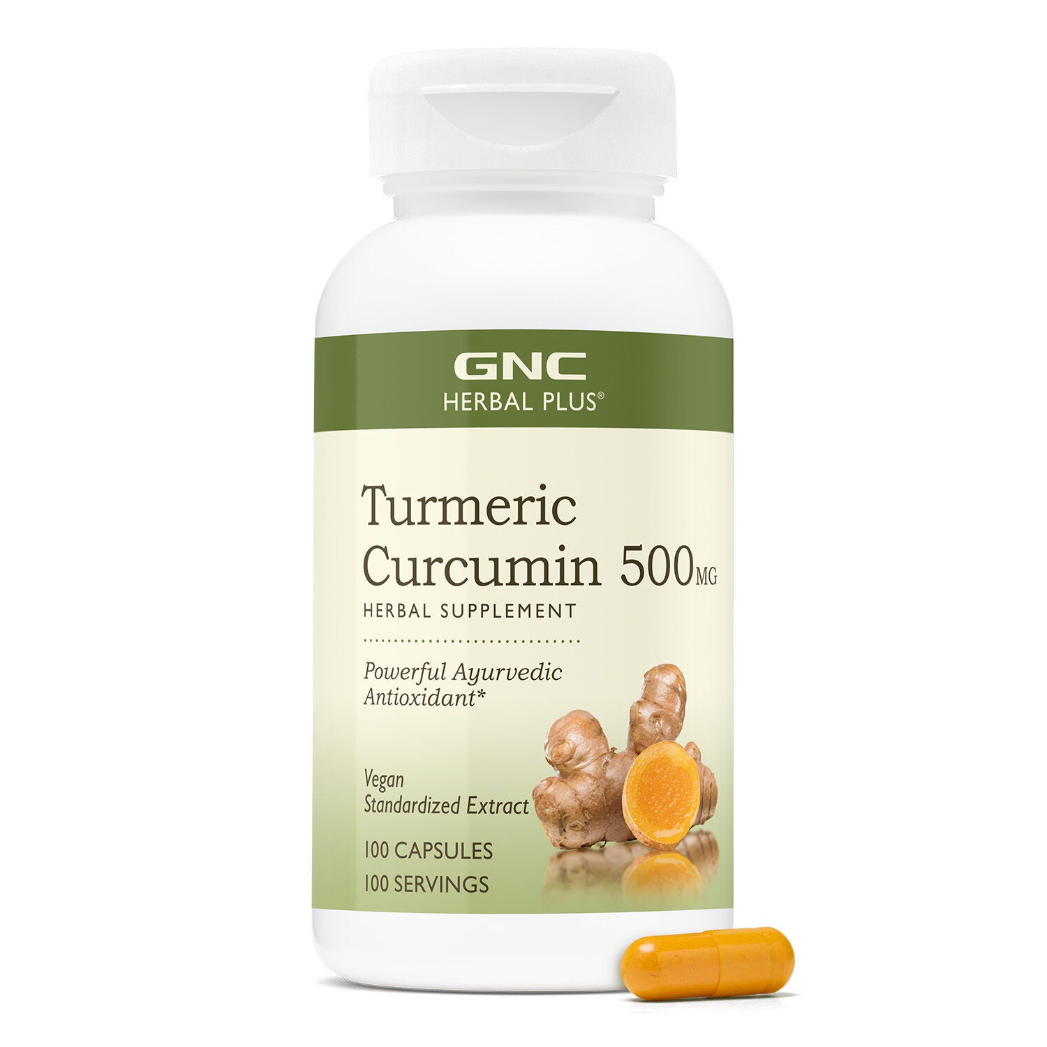 GNC Herbal Plus Turmeric Curcumin 500Mg