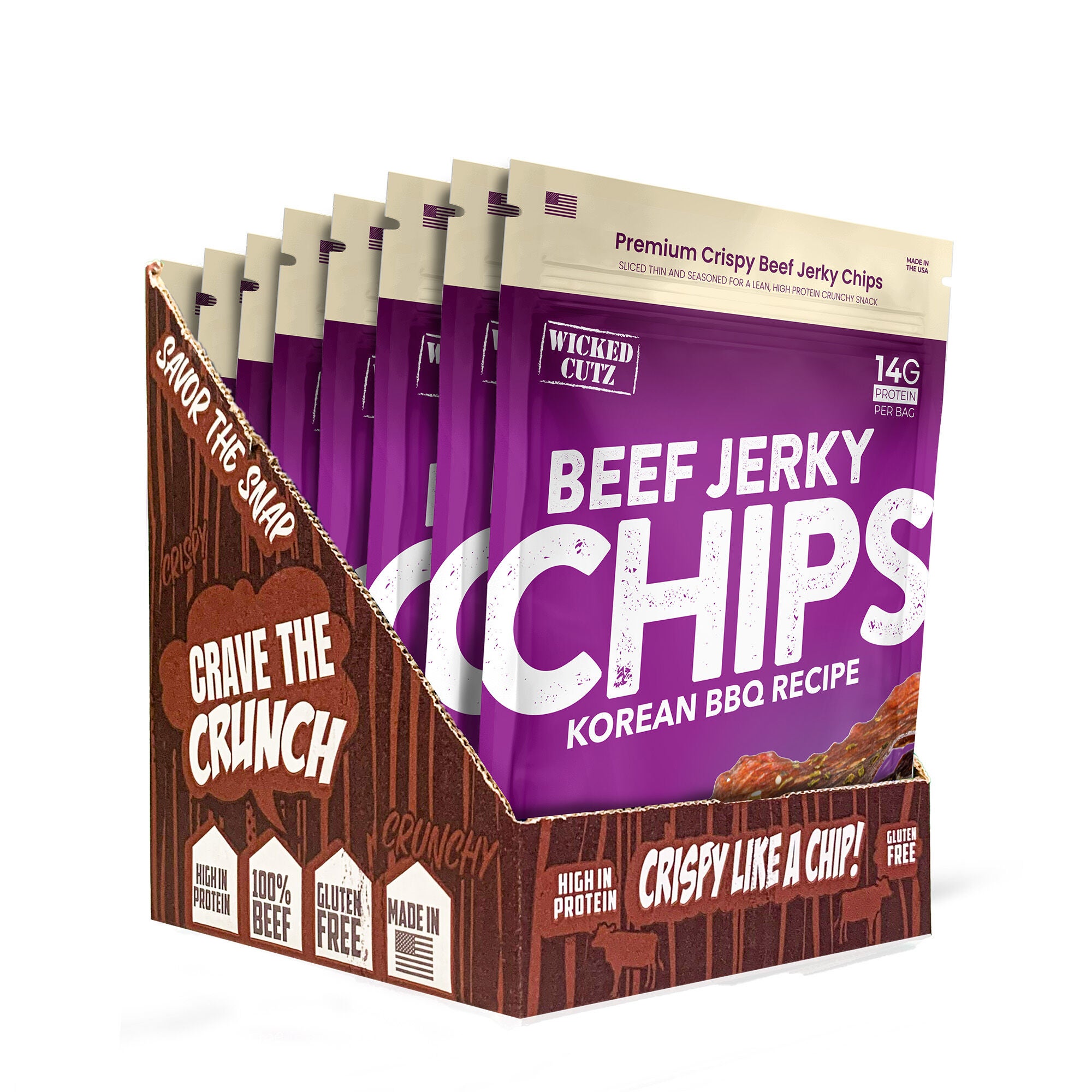 Jerky Chips Korean BBQ GNC
