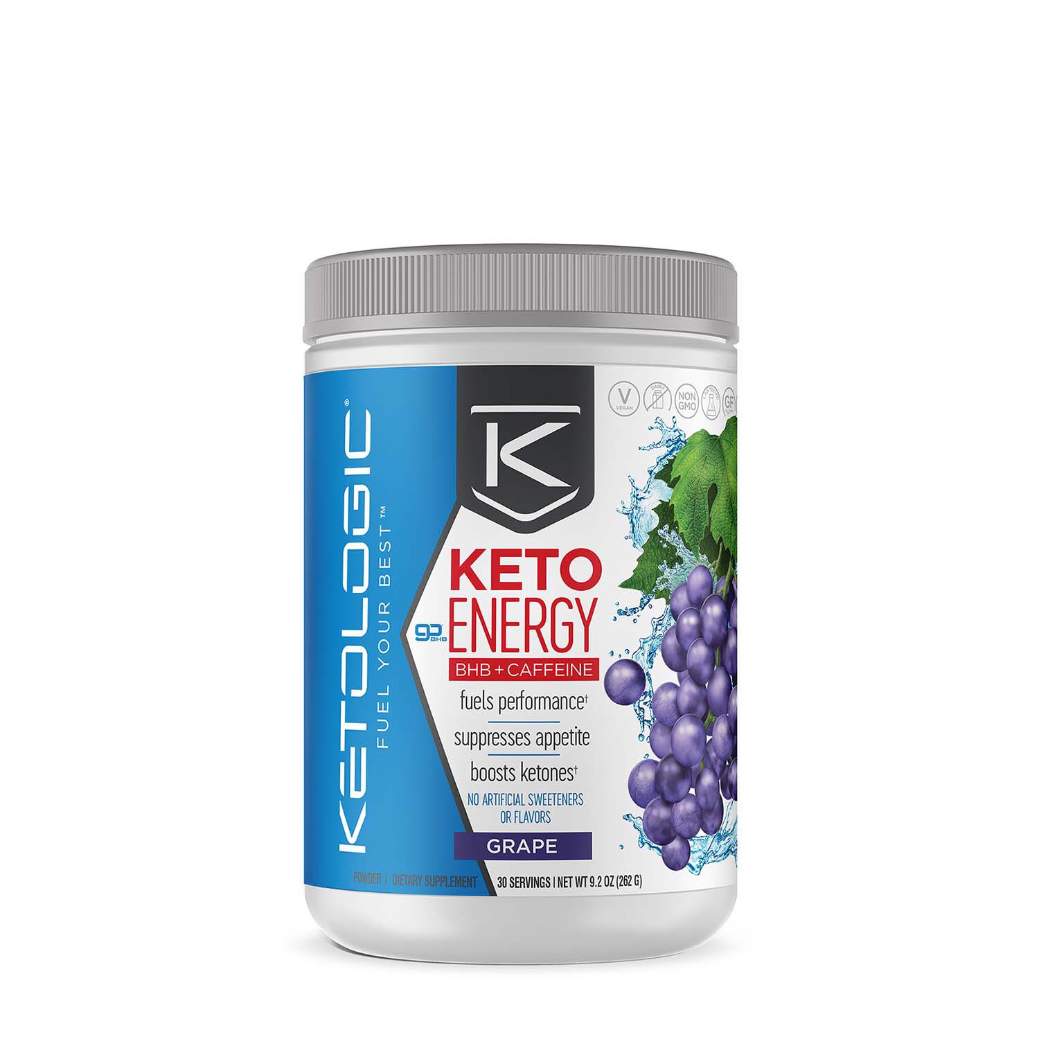 Ketologic Keto Energy Bhb Caffeine Grape Gnc