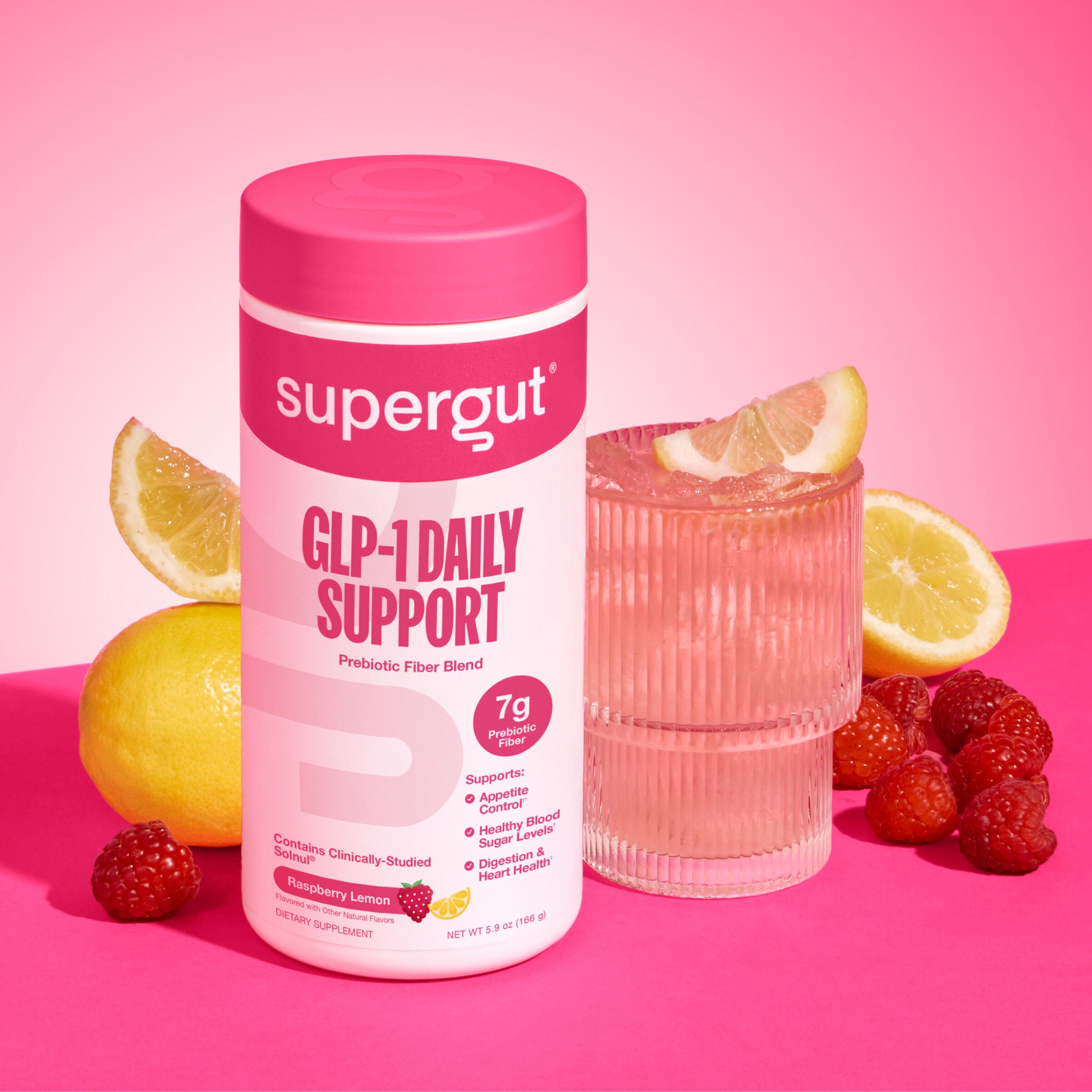 GLP-1 Daily Support - Raspberry Lemon (18 Servings)
