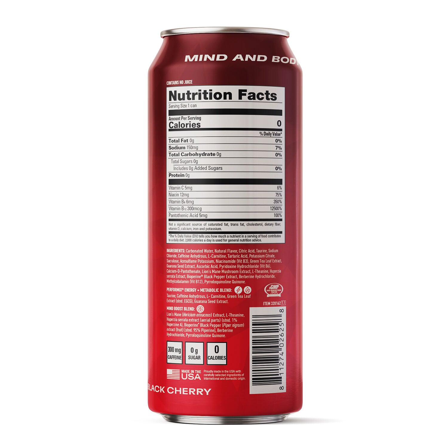 SST Energy Seltzer - Black Cherry - 12 Cans