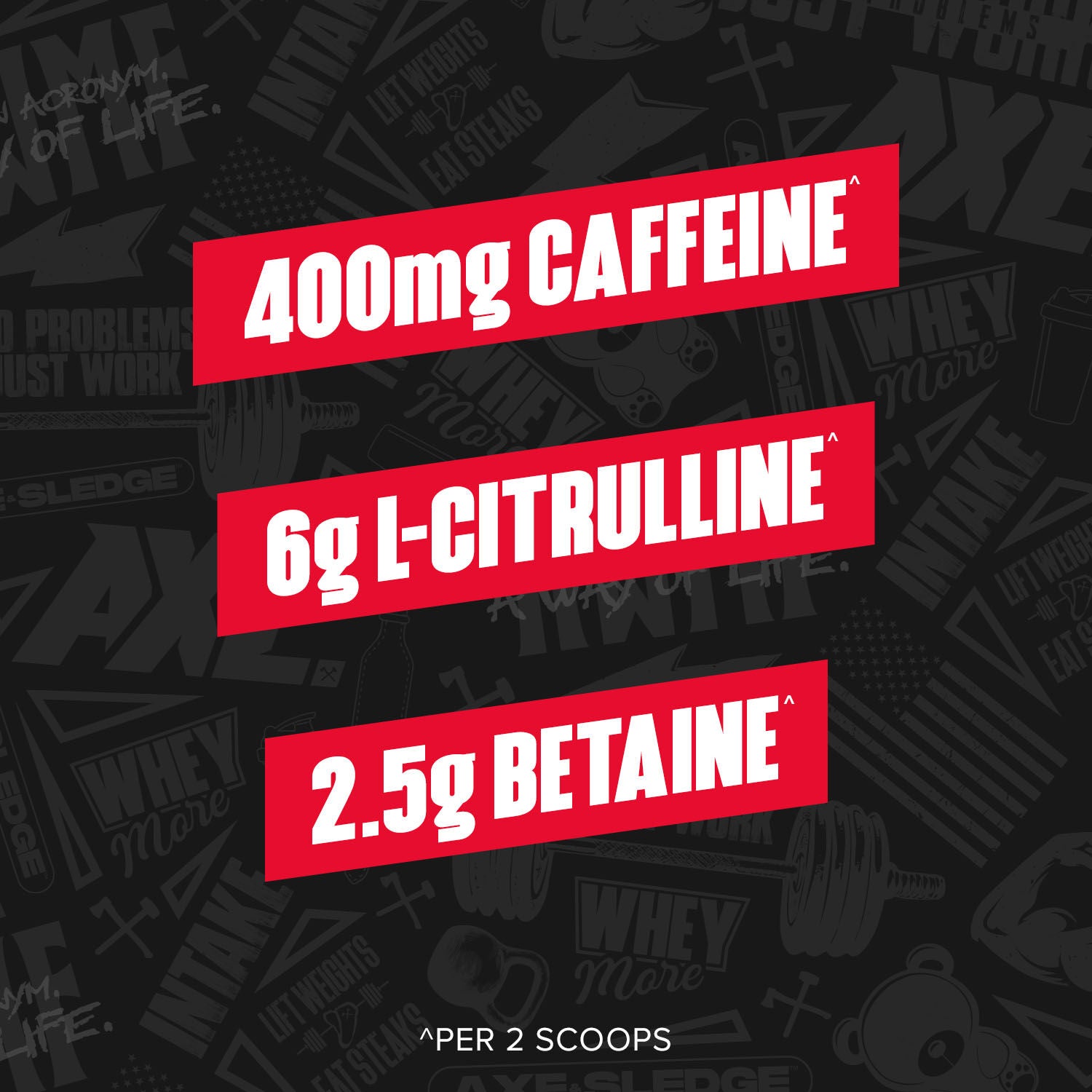 Axe & Sledge Supplements™ - HWMF High Stim Pre-Workout - Sour