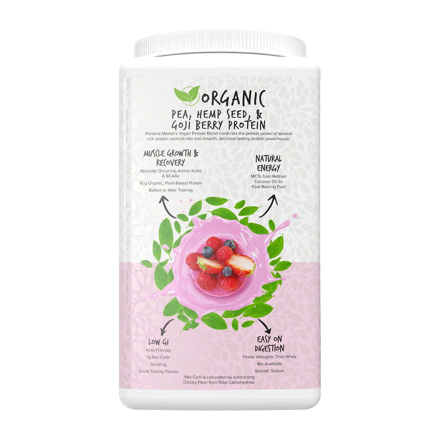 Vegan Protein Blend - Berry (30 Servings)
