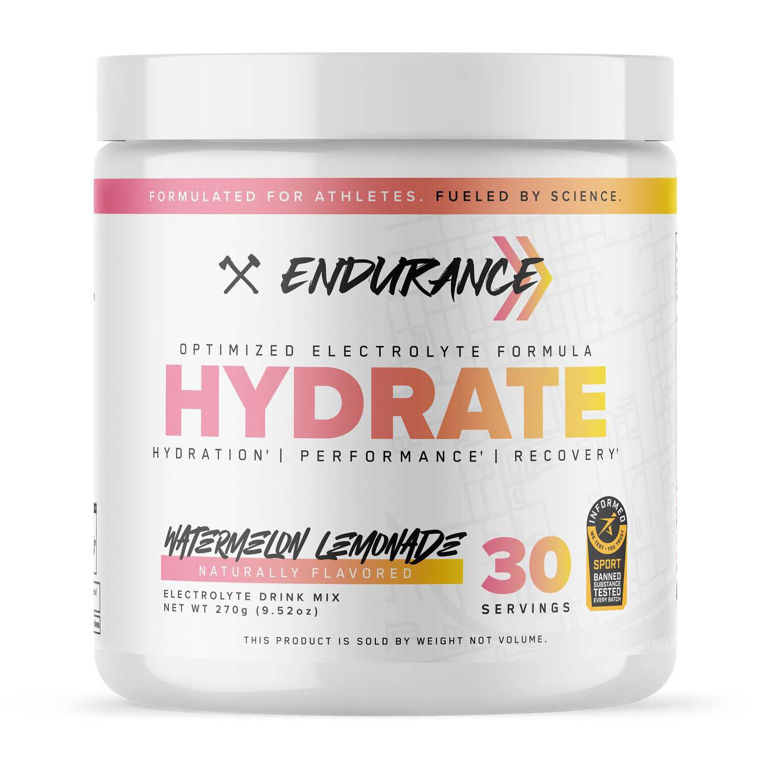 Endurance Hydrate - Watermelon Lemonade (30 Servings) Watermelon Lemonade | GNC