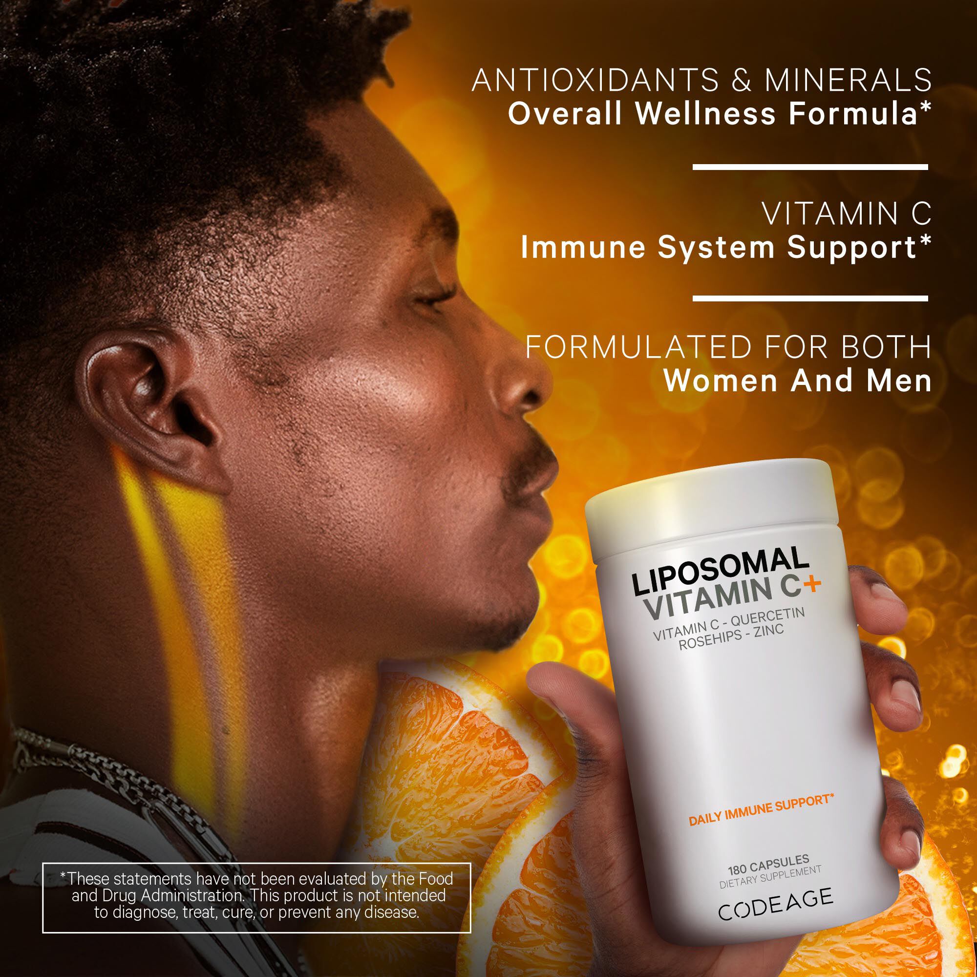 Liposomal Vitamin C + 1500mg - 180 Capsules (60 Servings)  | GNC