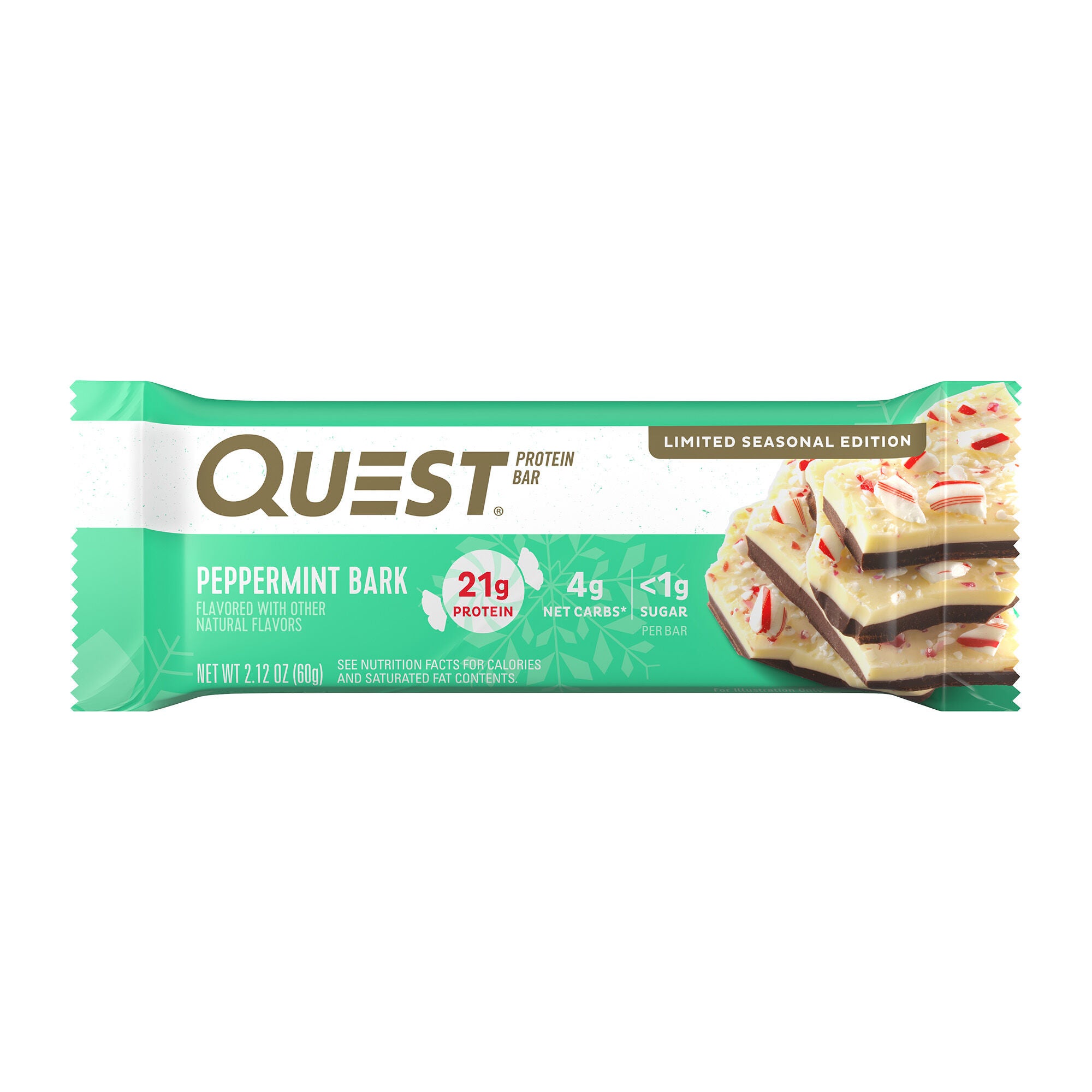 Protein Bar - Peppermint Bark (12 Bars) Peppermint Bark | GNC