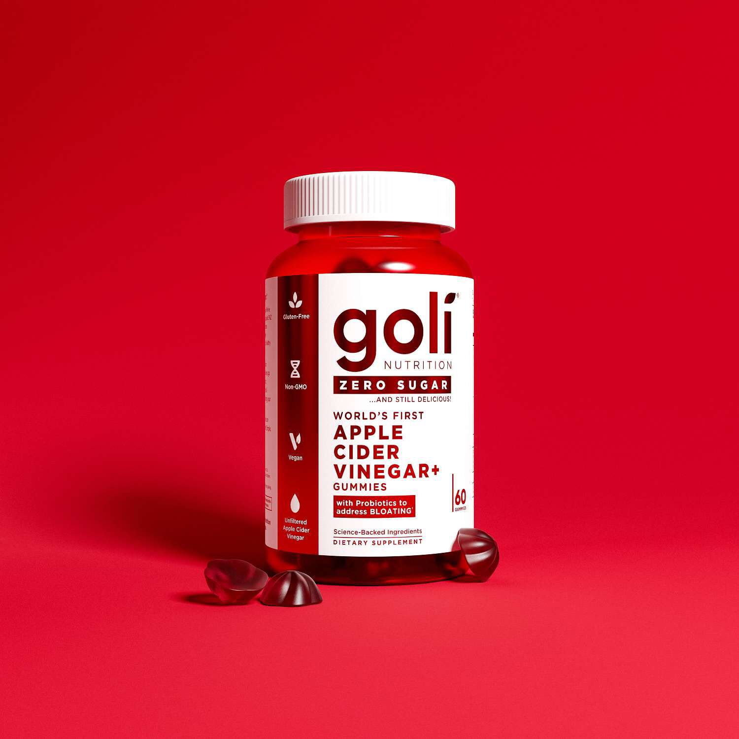 Apple Cider Vinegar+ Gummies - 60 Gummies (30 Servings)