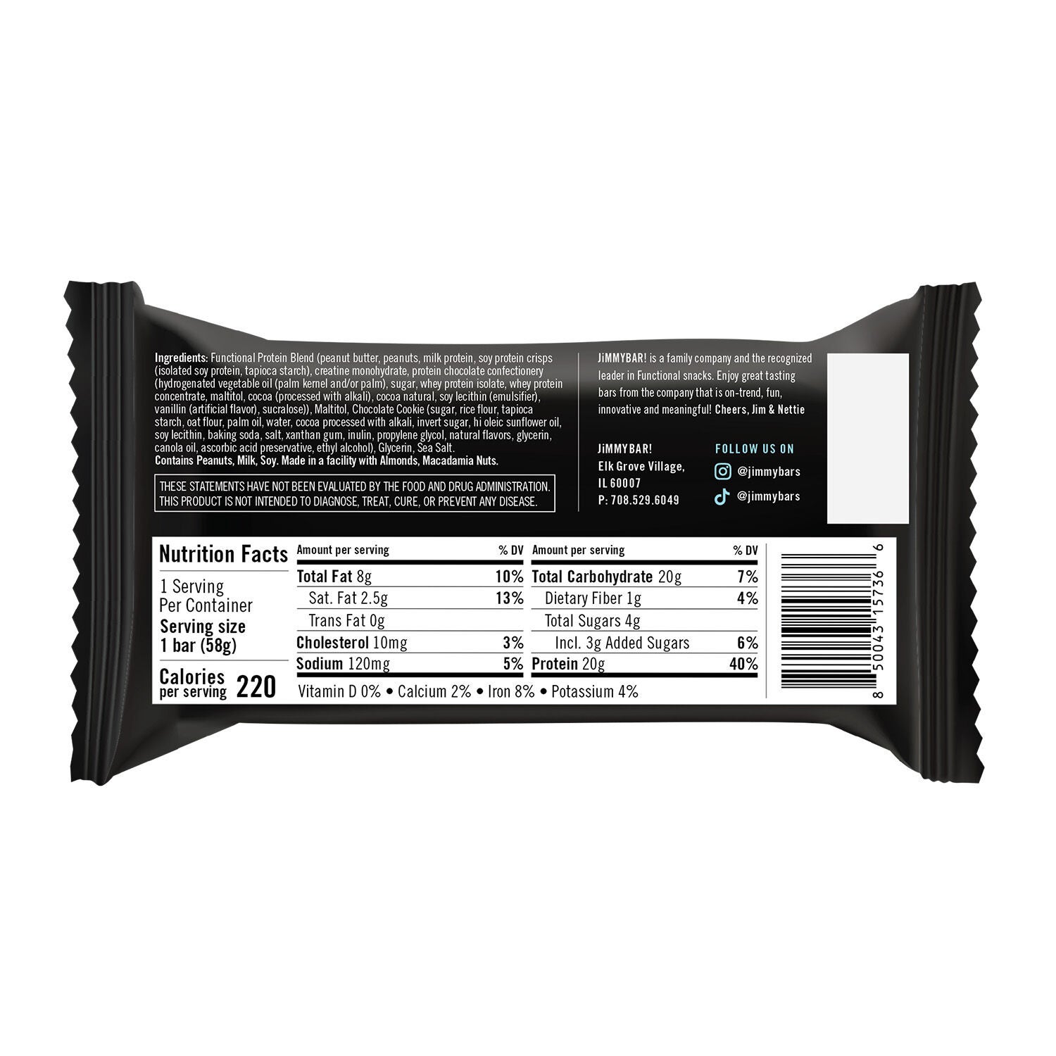 Creatine Functional Protein Bar - Double Fudge Brownie (12 Pack) Double Fudge Brownie | GNC