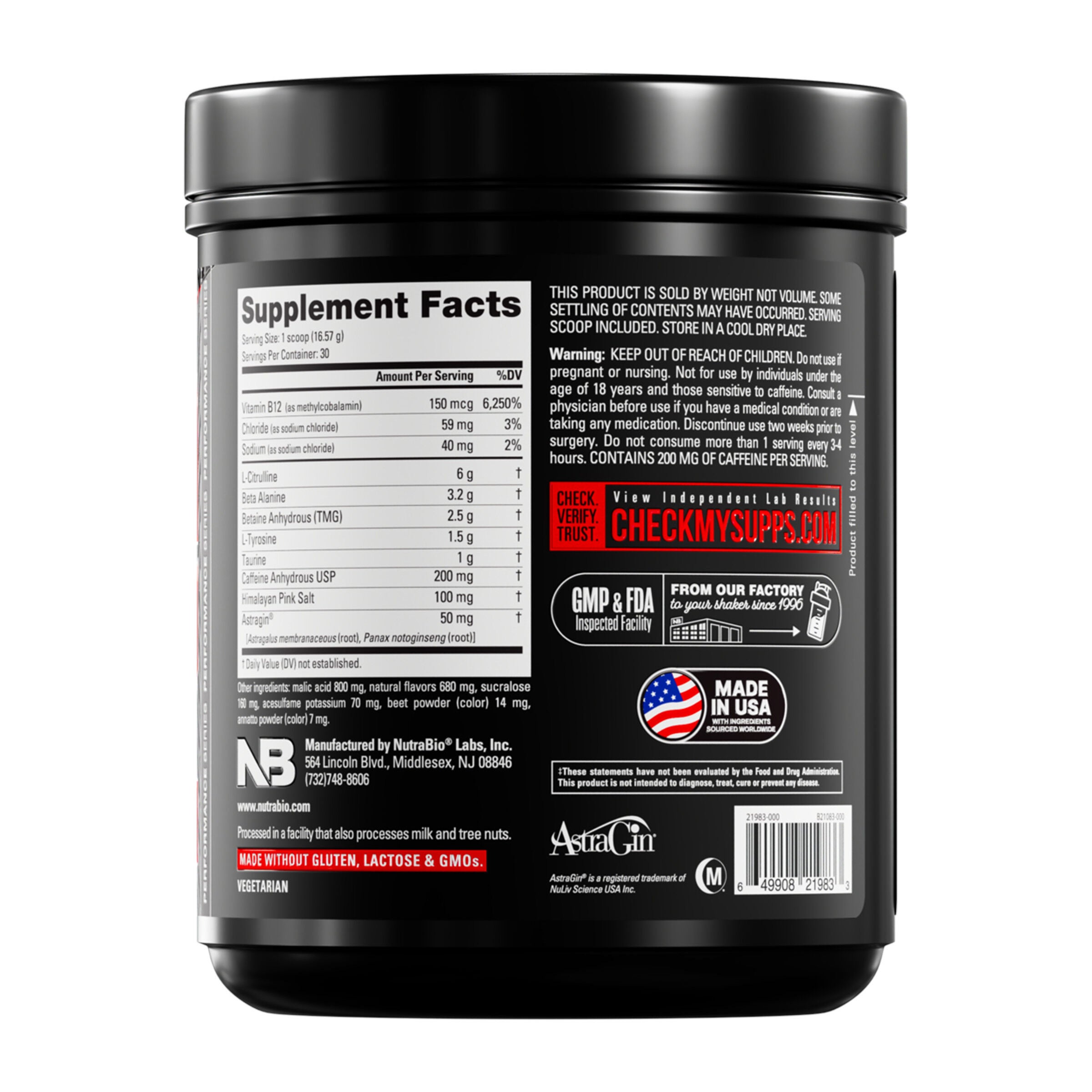 Base Pre-Workout - Fruit Punch (30 Servings)  | GNC