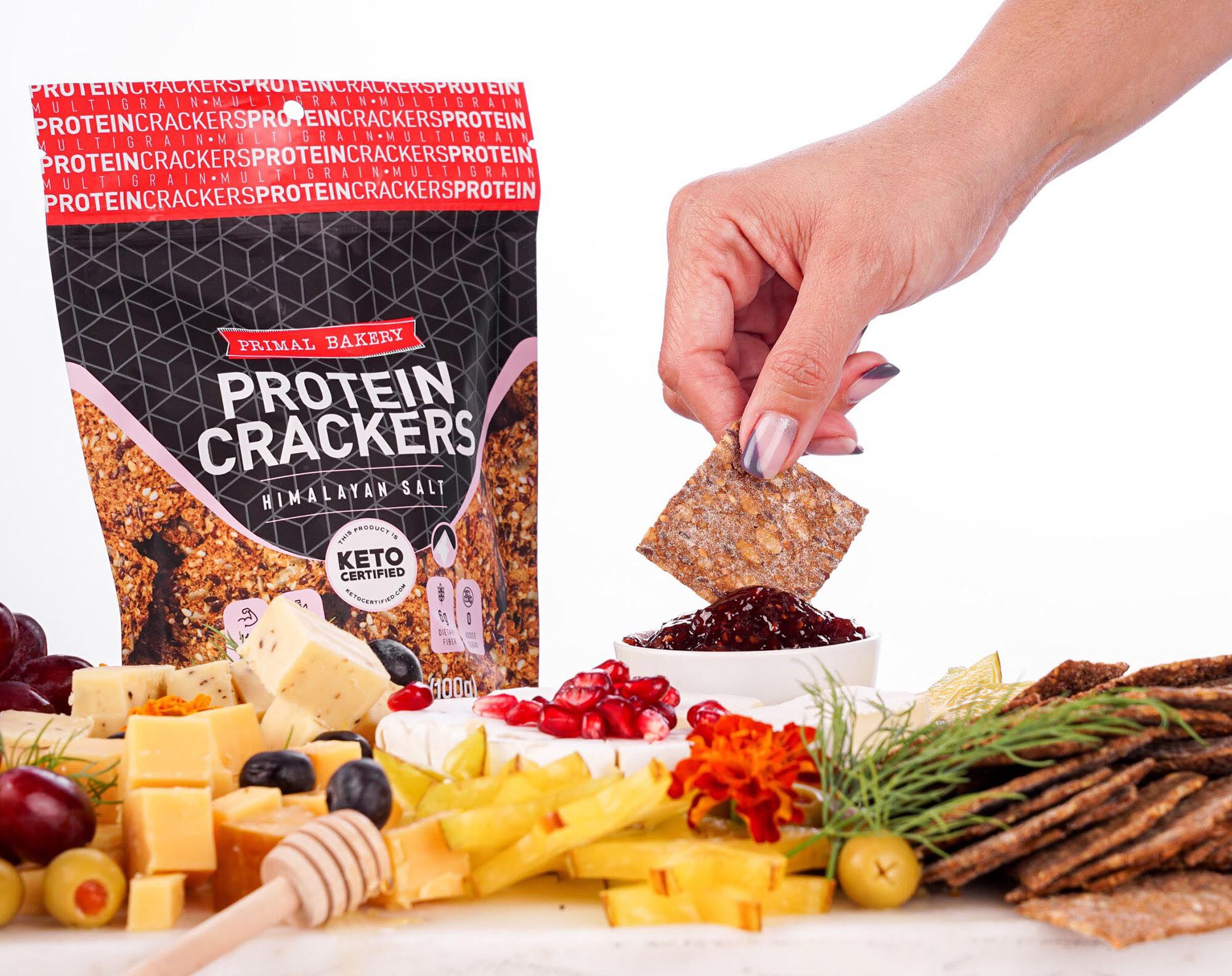 Protein Keto Crackers - Himalayan Salt (2 Servings) Himalayan Salt | GNC