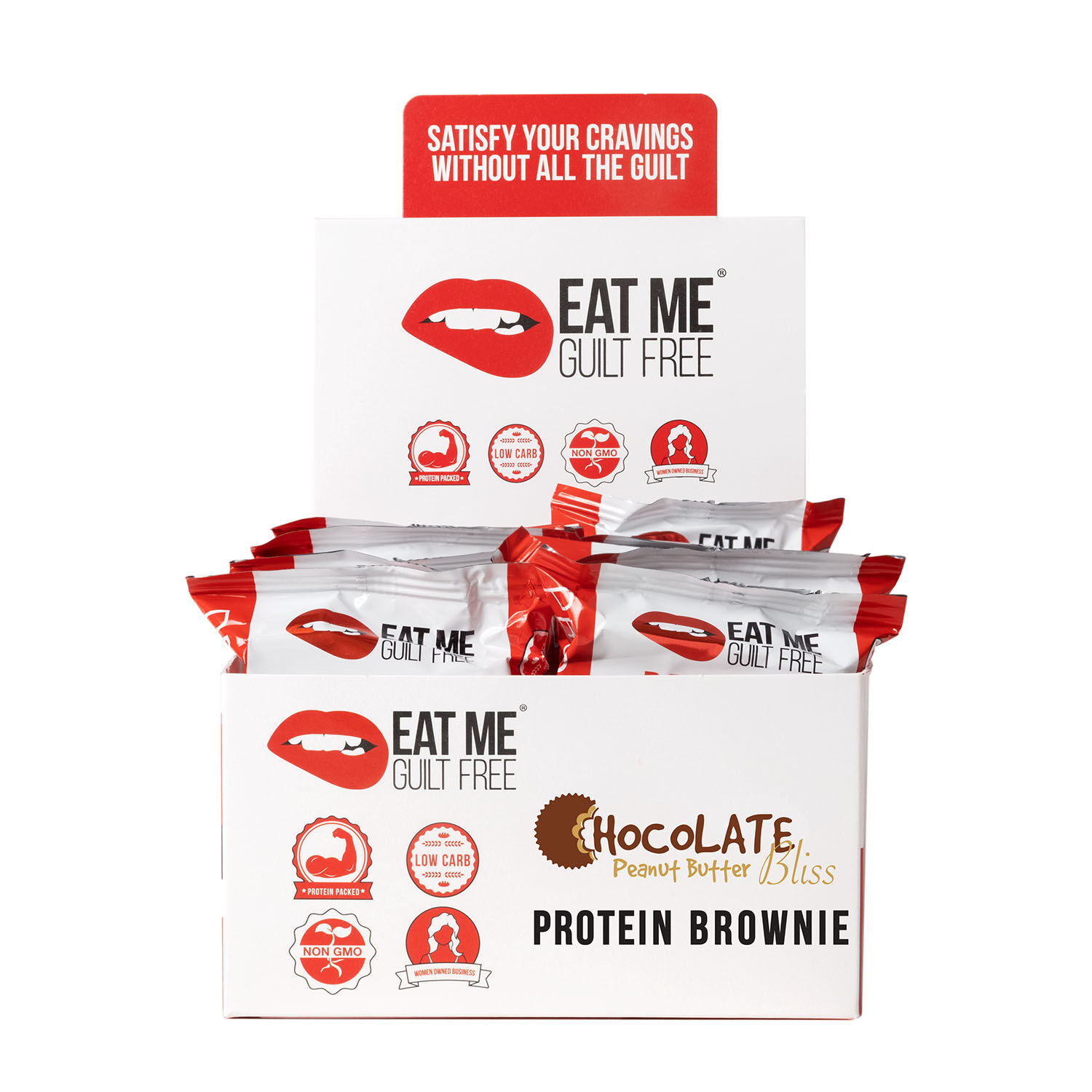 Eat Me Guilt Free Brownie - Chocolate Peanut Butter Bliss | GNC