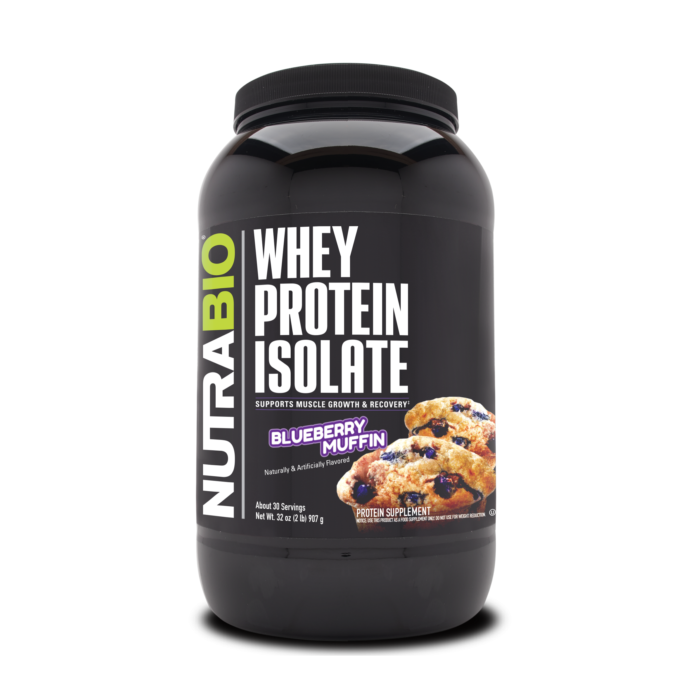NutraBio® - Whey Protein Isolate - Dutch Chocolate (30 Servings) | GNC