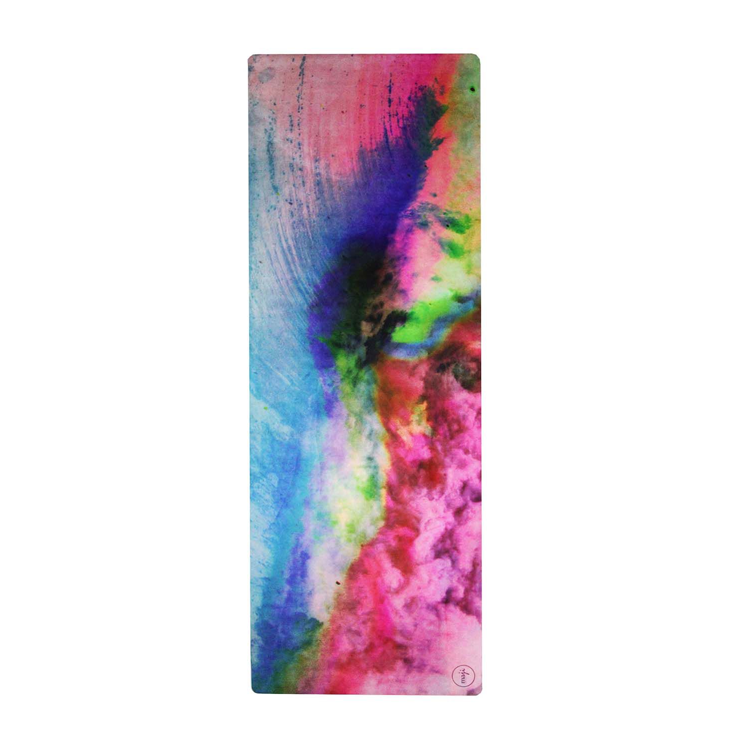 Suede &amp; Natural Rubber Travel Yoga Mat &ndash; Blossom  | GNC