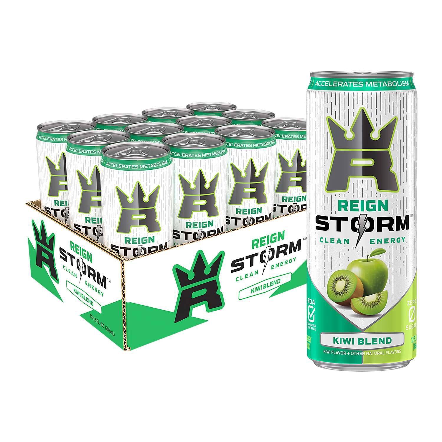 Storm&trade; Energy Drink - Kiwi Blend - 12oz. (12 Cans)