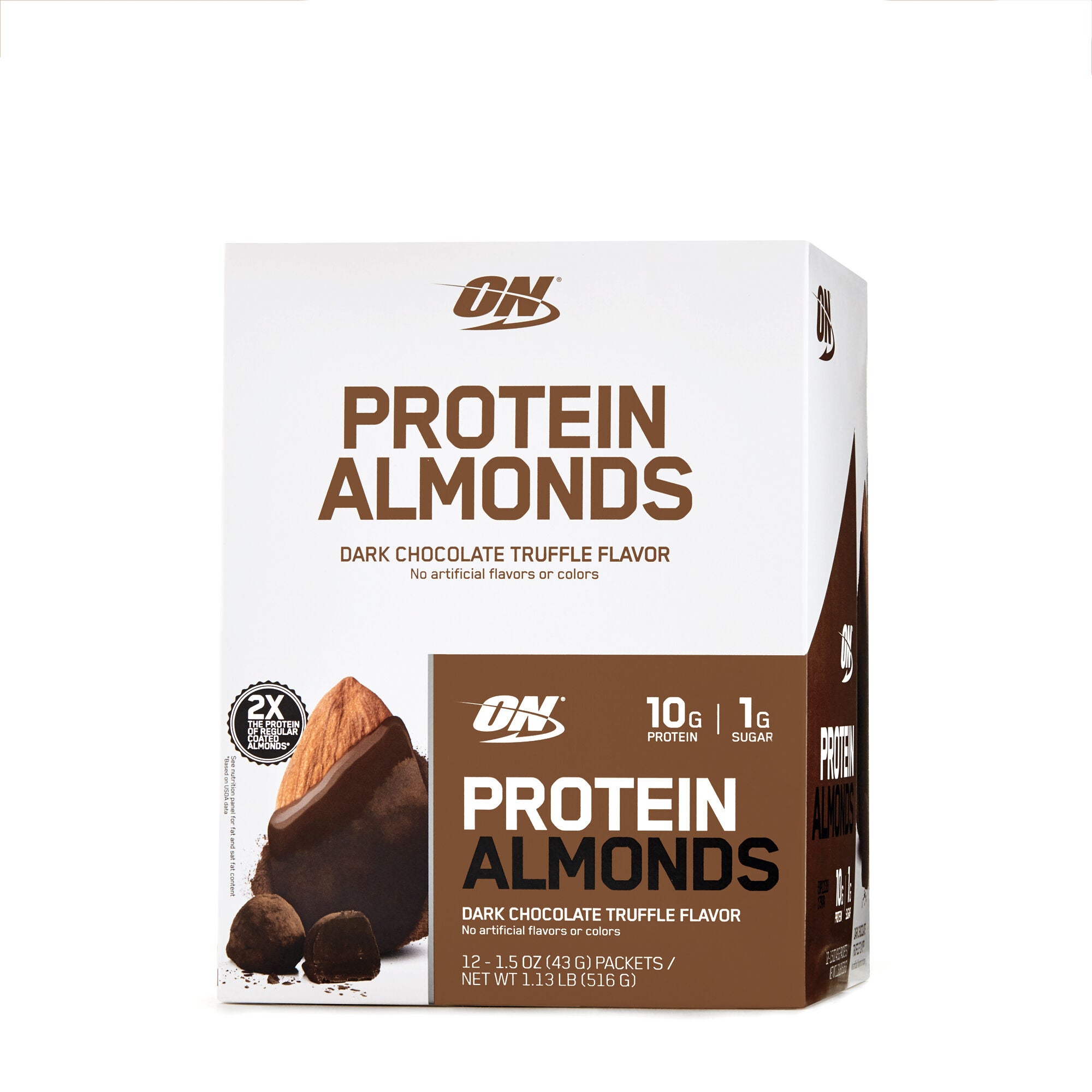 Optimum Nutrition Protein Almonds Dark Chocolate Truffle Flavor GNC