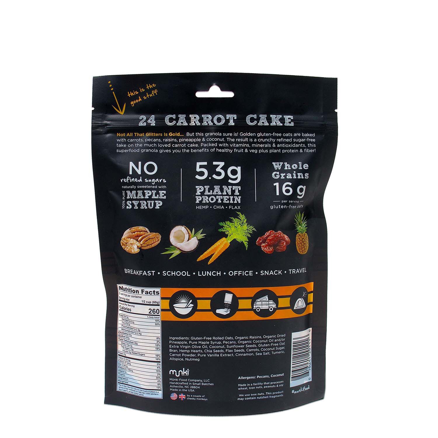 Superfood Granola - Carrot Cake - 4 Bags Carrot Cake | GNC