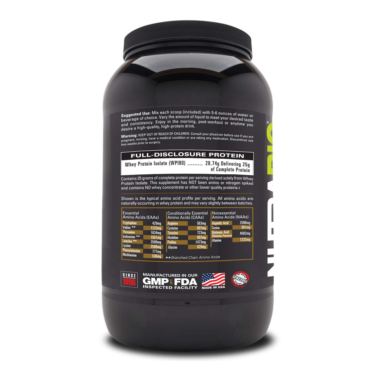 Whey Protein Isolate - Dutch Chocolate (74 Servings)