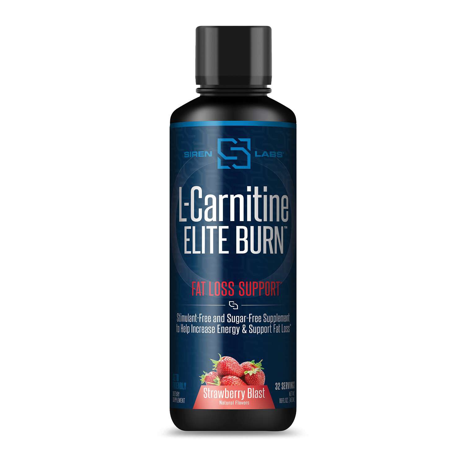L-Carnitine Elite Burn&trade; - Strawberry Blast - 16 oz. (32 Servings)