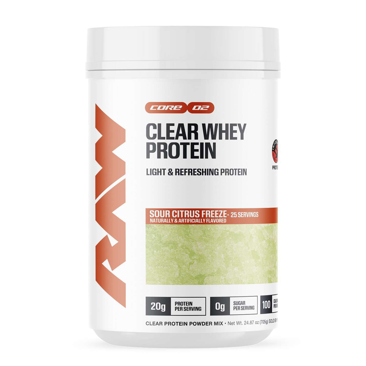 Clear Whey Protein - Sour Citrus Freeze (25 Servings)  | GNC