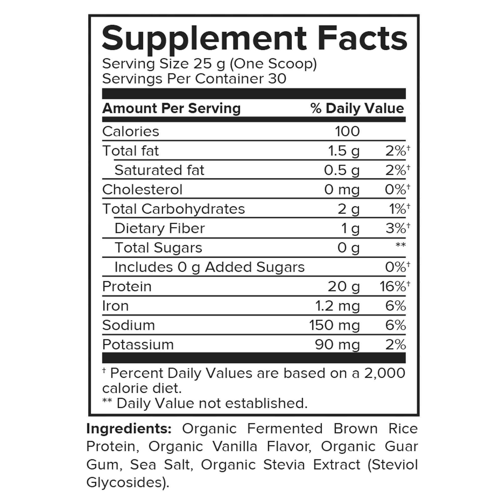 Vegan Plant Protein - Vanilla (30 Servings)  | GNC